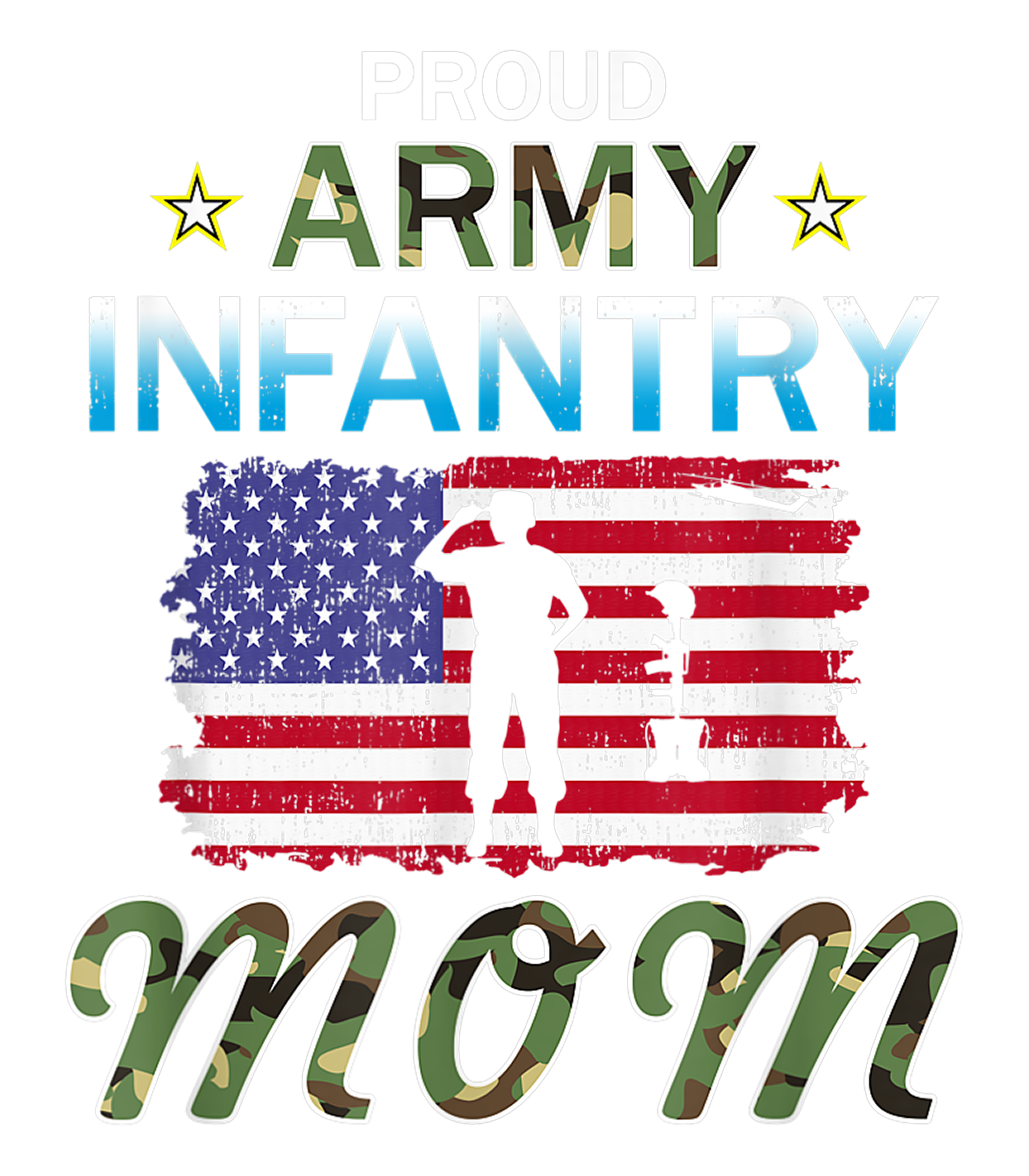 Proud Army Infantry Mom DTF Transfer