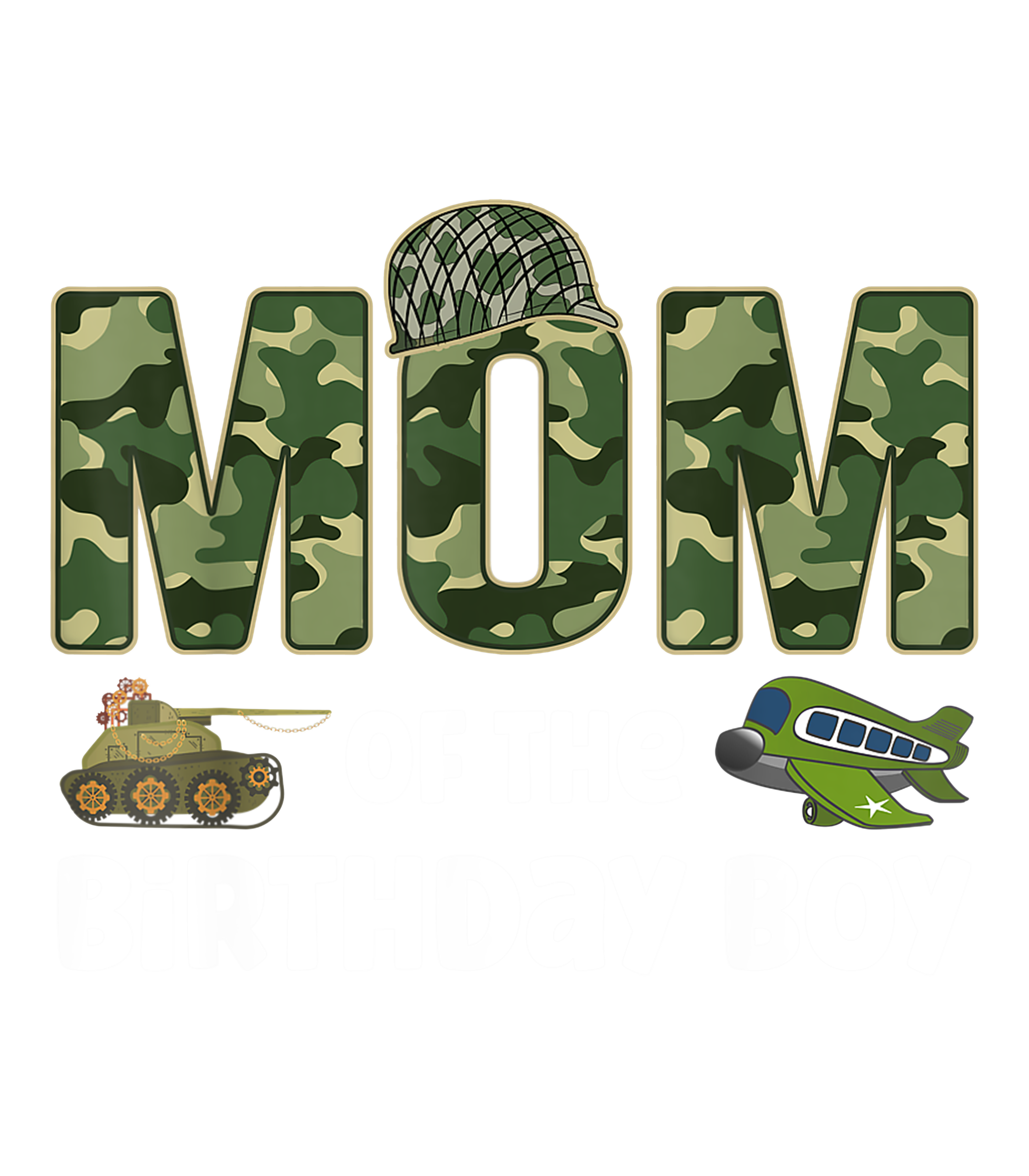 Military Birthday Boy DTF Transfer