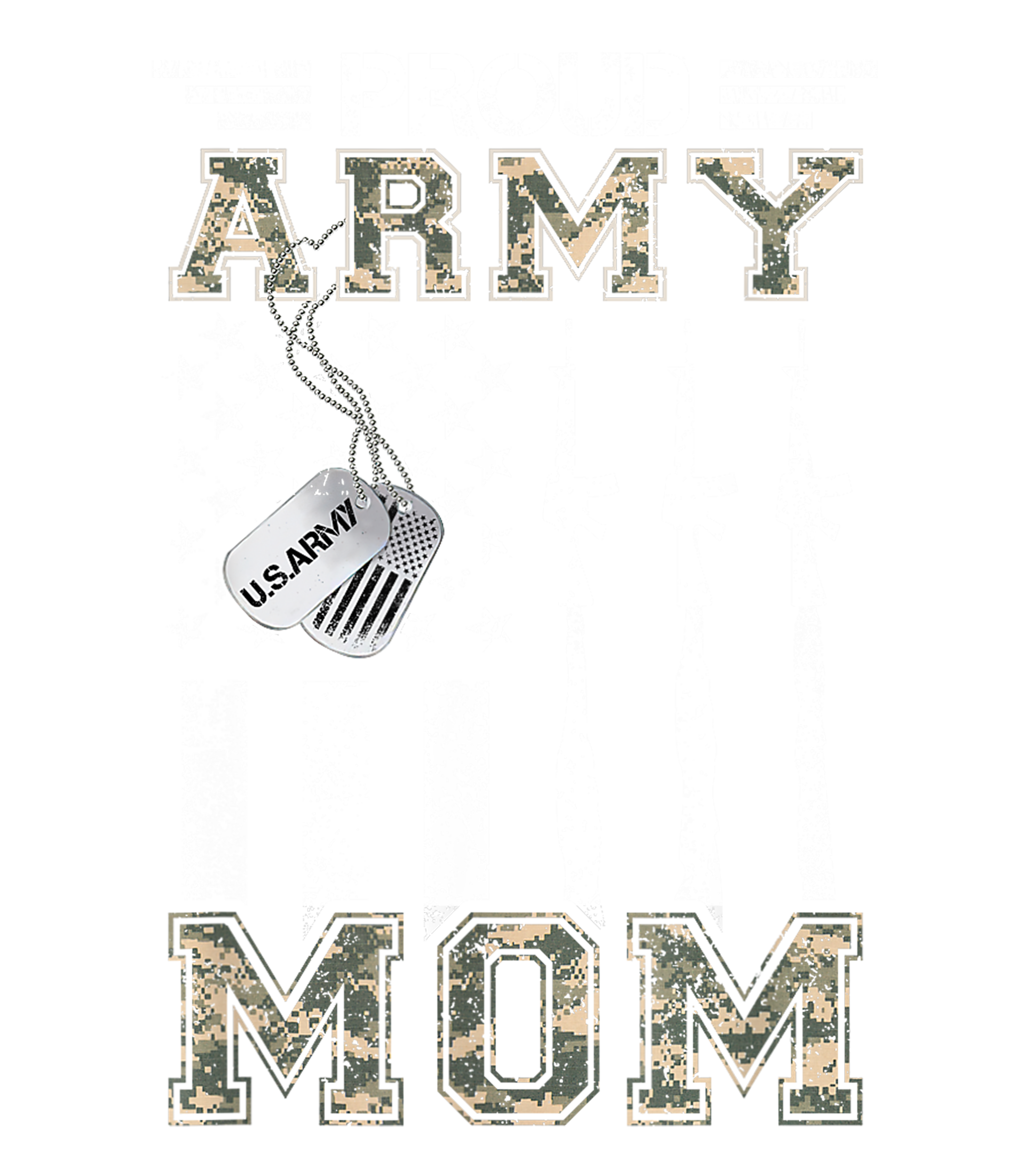 Proud Army Mom DTF Transfer