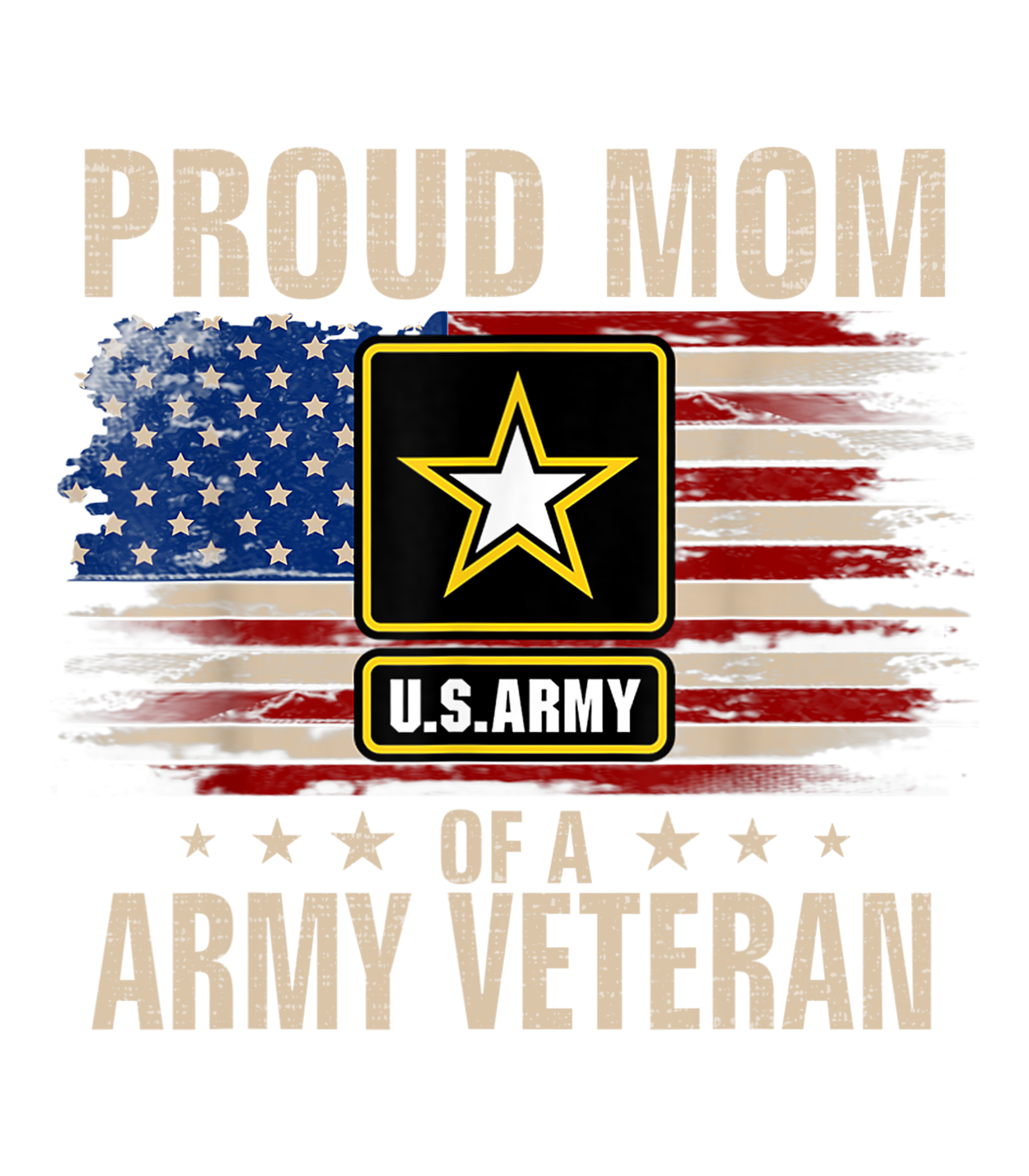 Proud Army Veteran Mom DTF Transfer