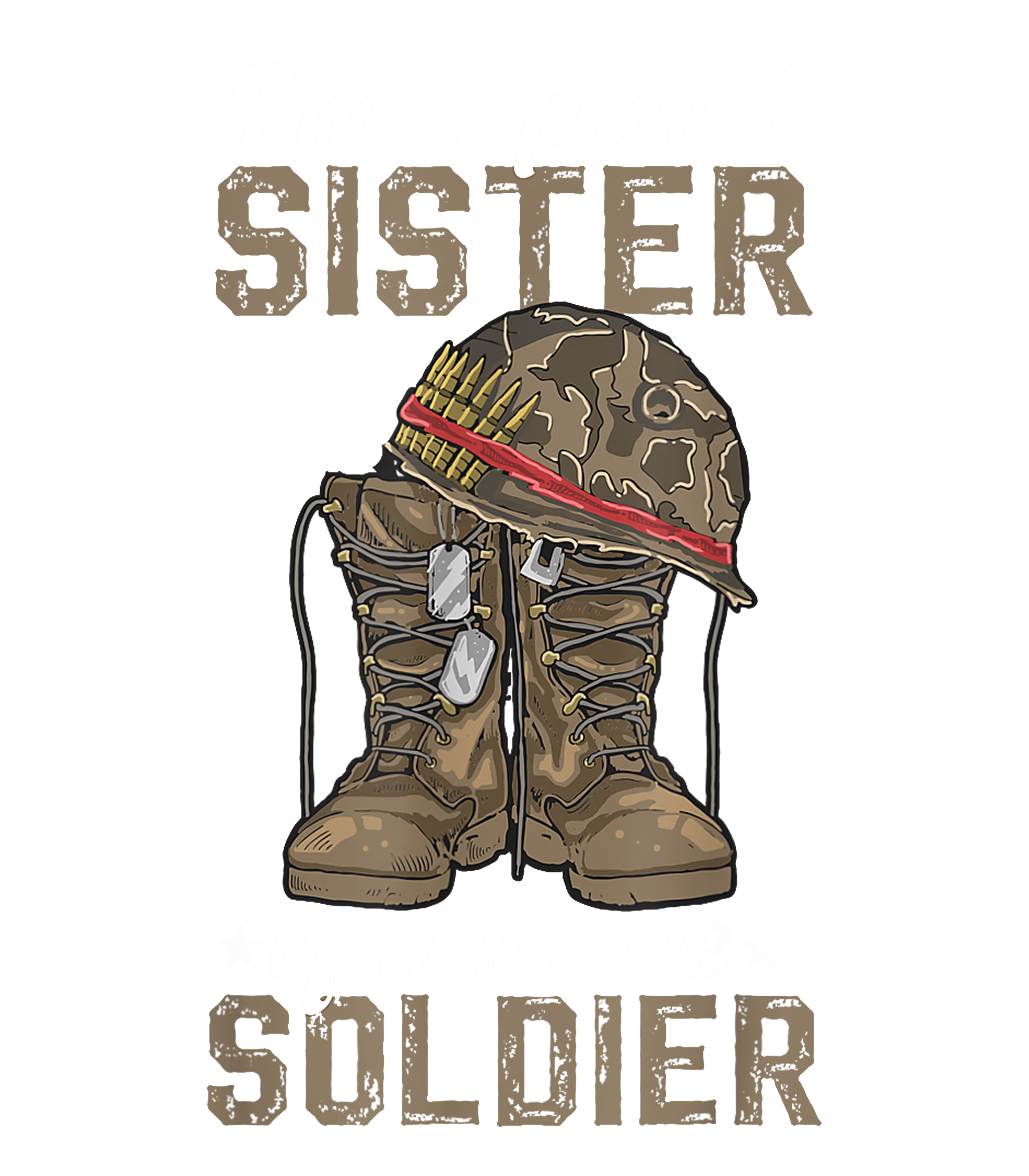Proud Army Sister DTF Transfer