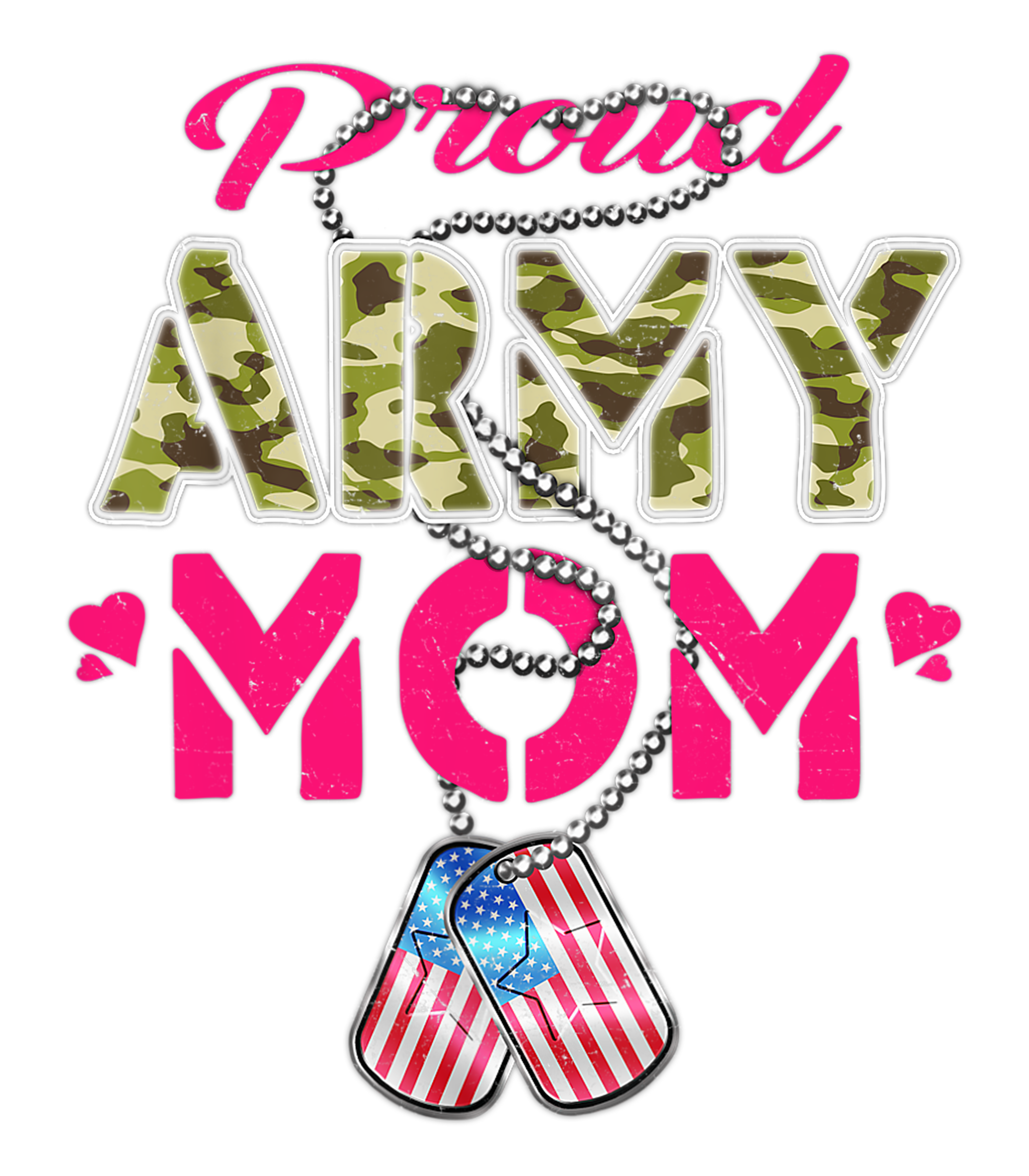 Proud Army Mom DTF Transfer