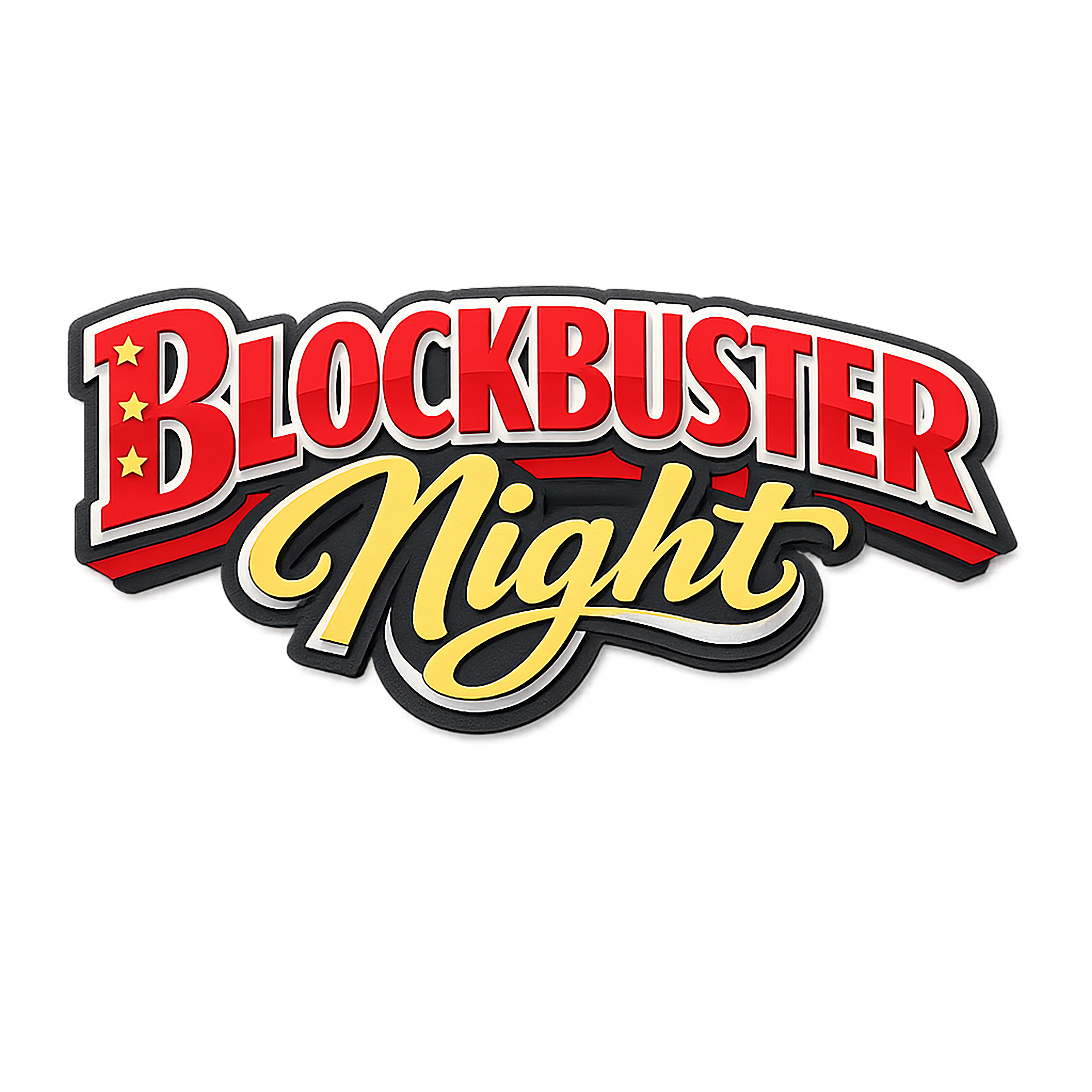 Blockbuster Movie Night DTF Transfer