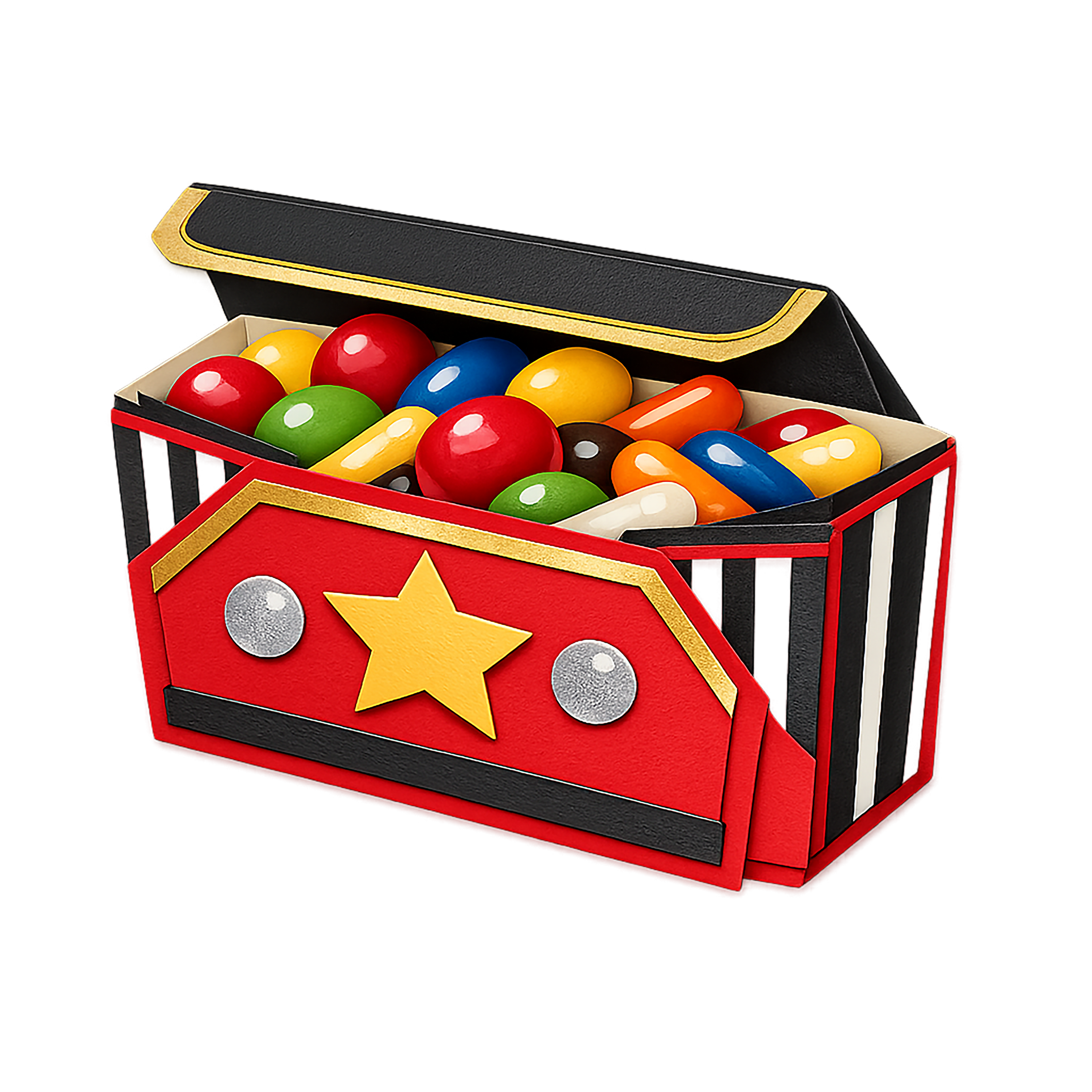 Colorful Movie Candy Box DTF Transfer