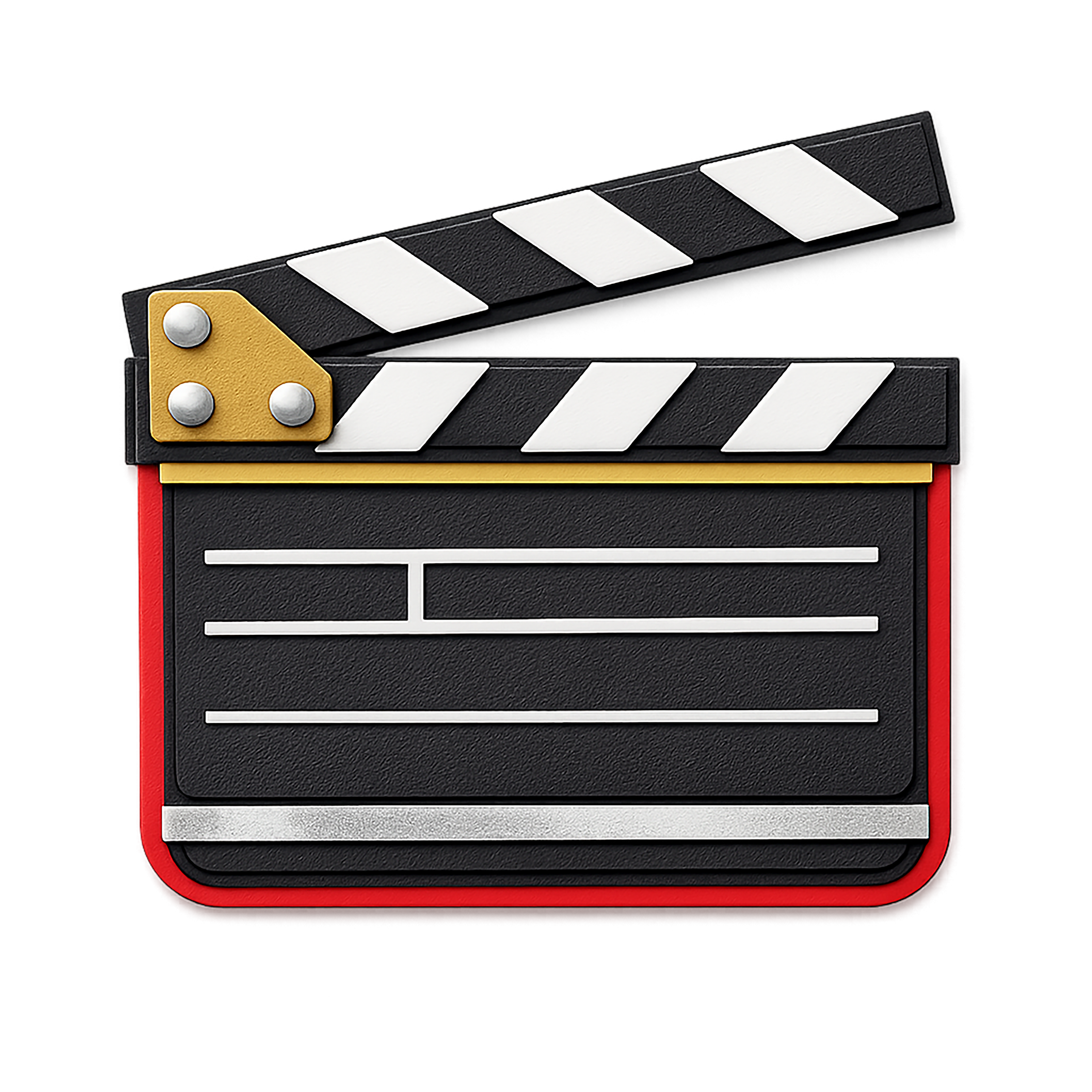 Cinema Movie Clapperboard DTF Transfer