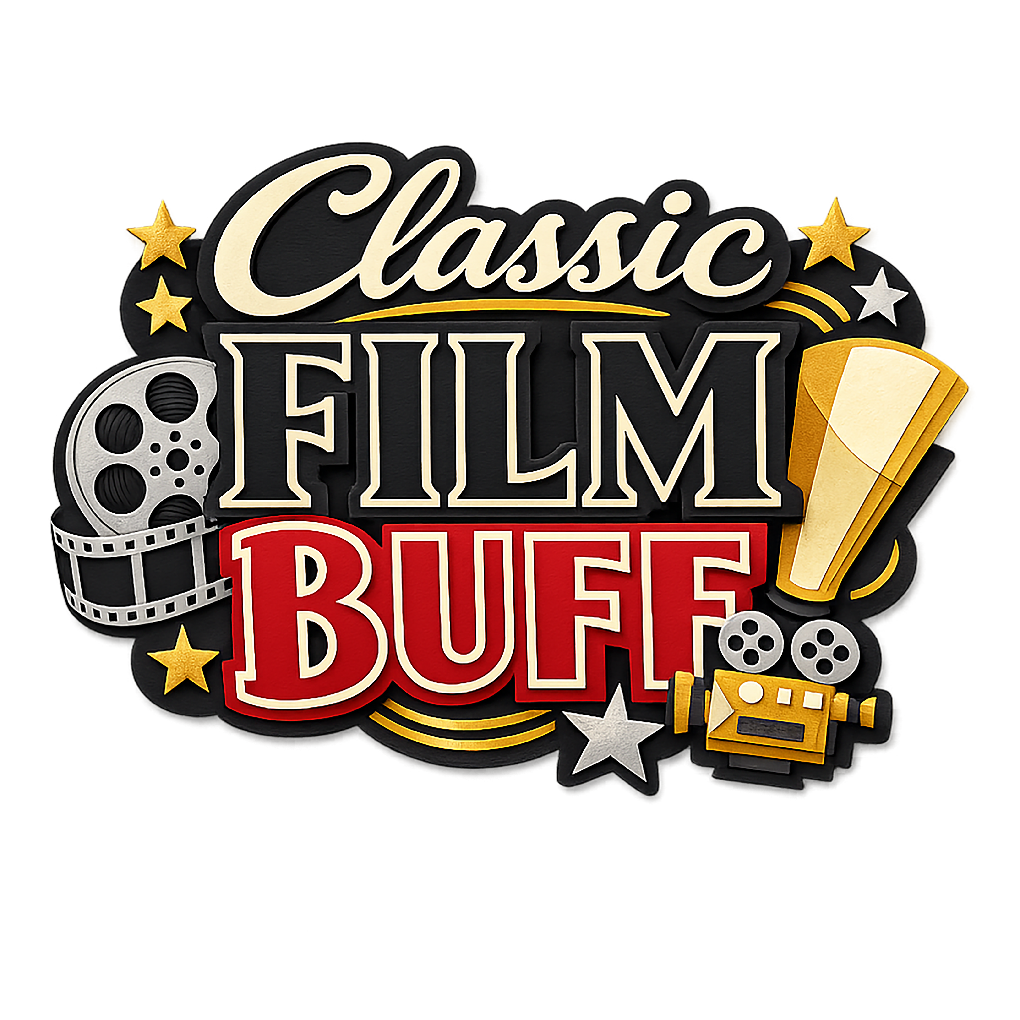 Classic Film Buff DTF Transfer