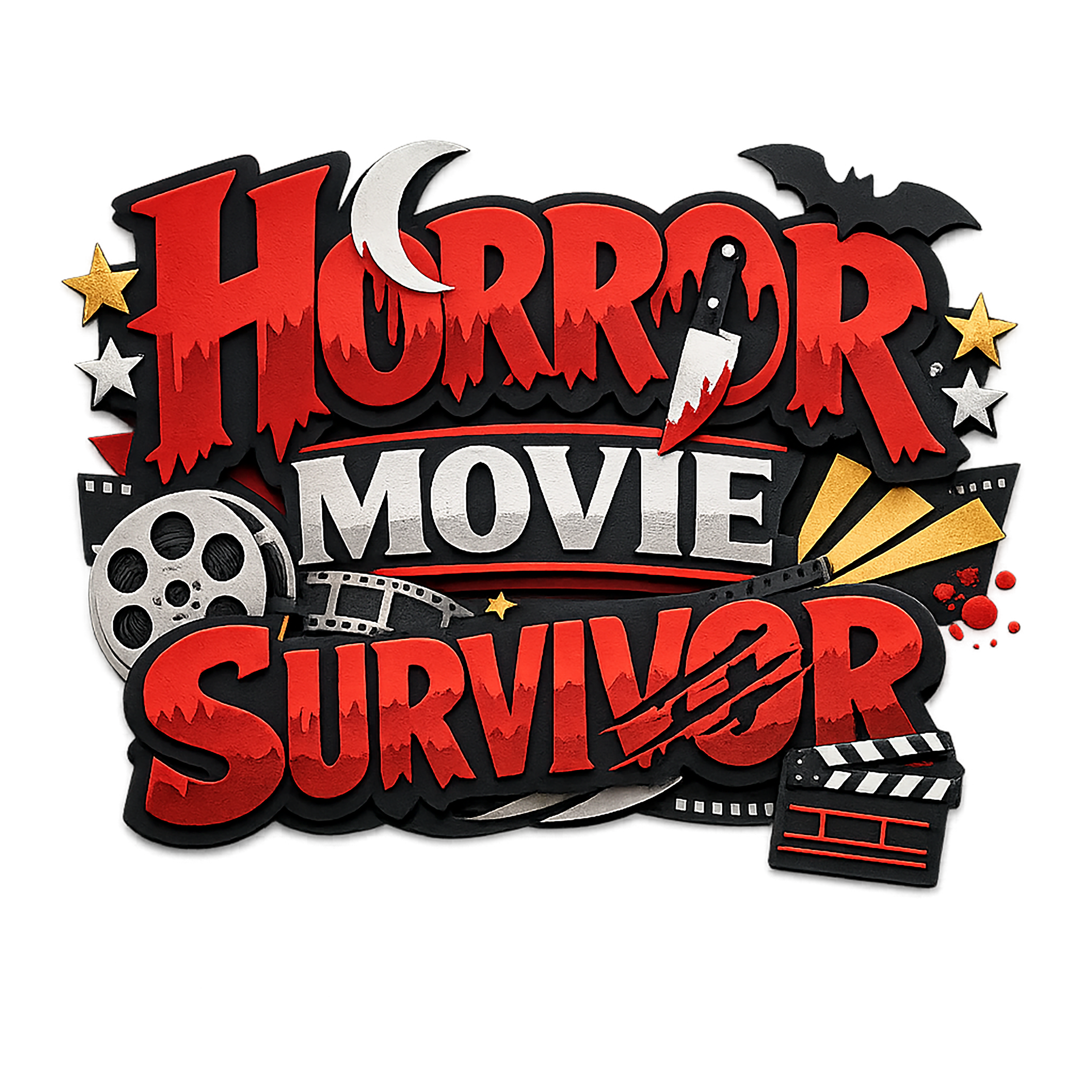 Horror Movie Survivor DTF Transfer