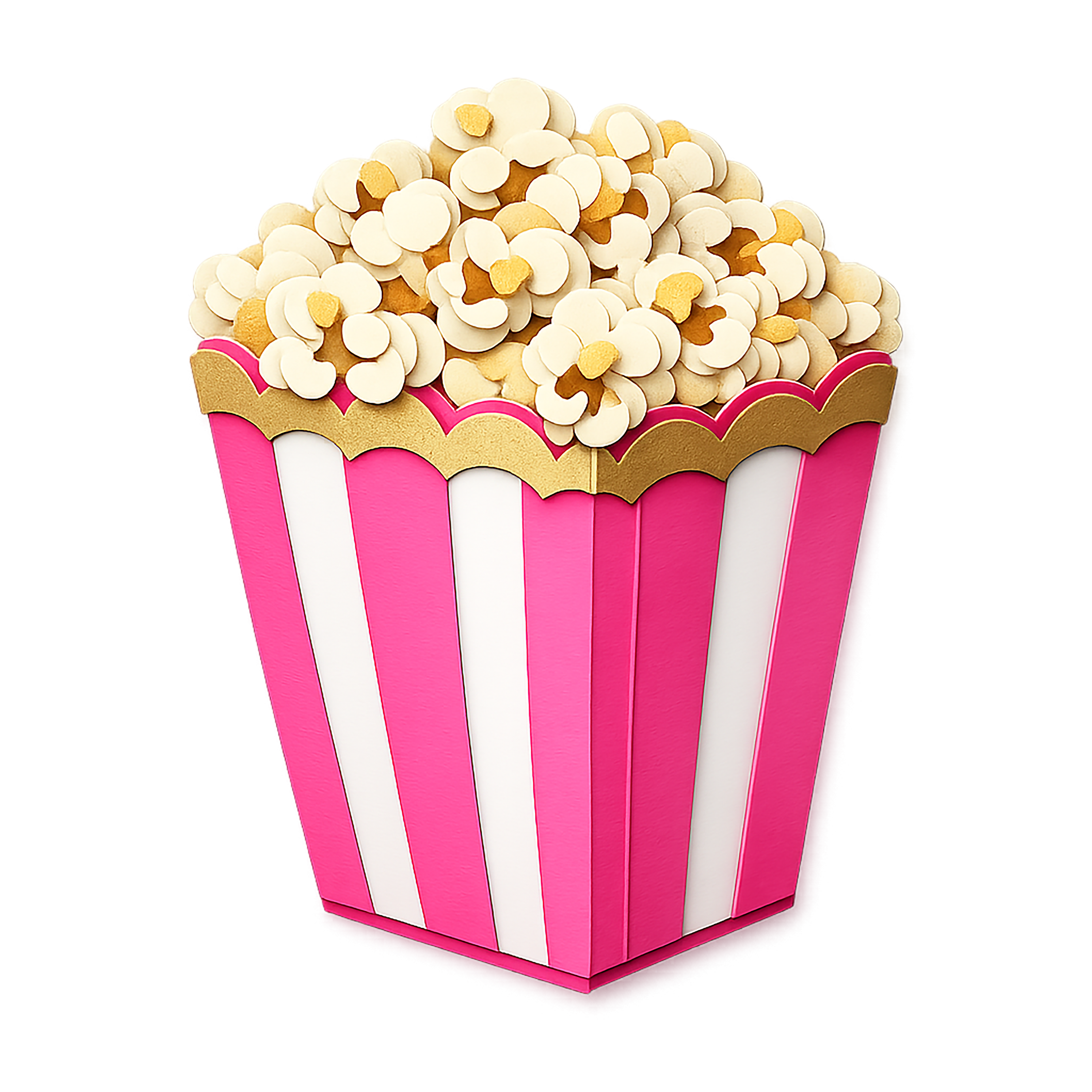 Pink Popcorn Bucket DTF Transfer