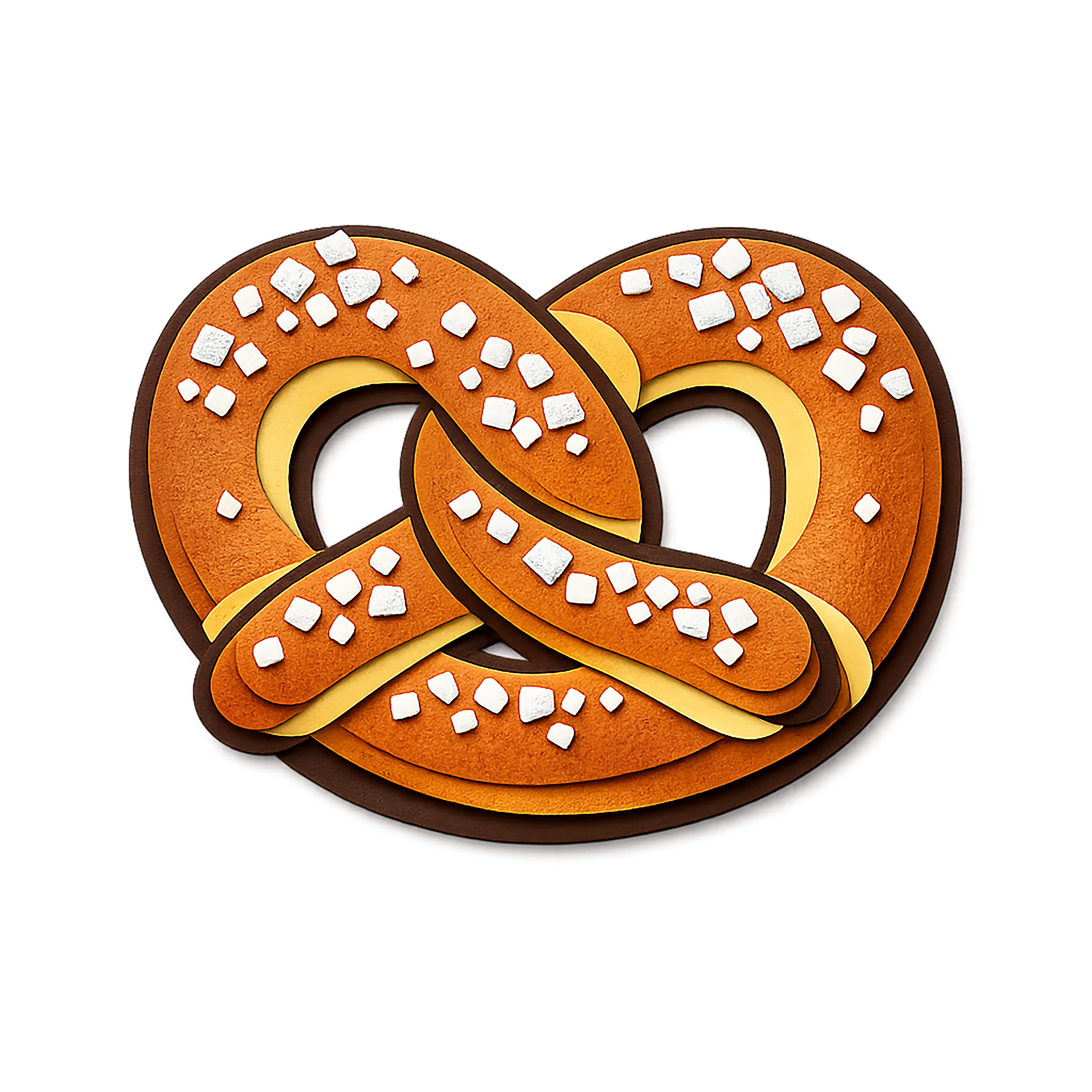 Classic Salted Pretzel DTF Transfer