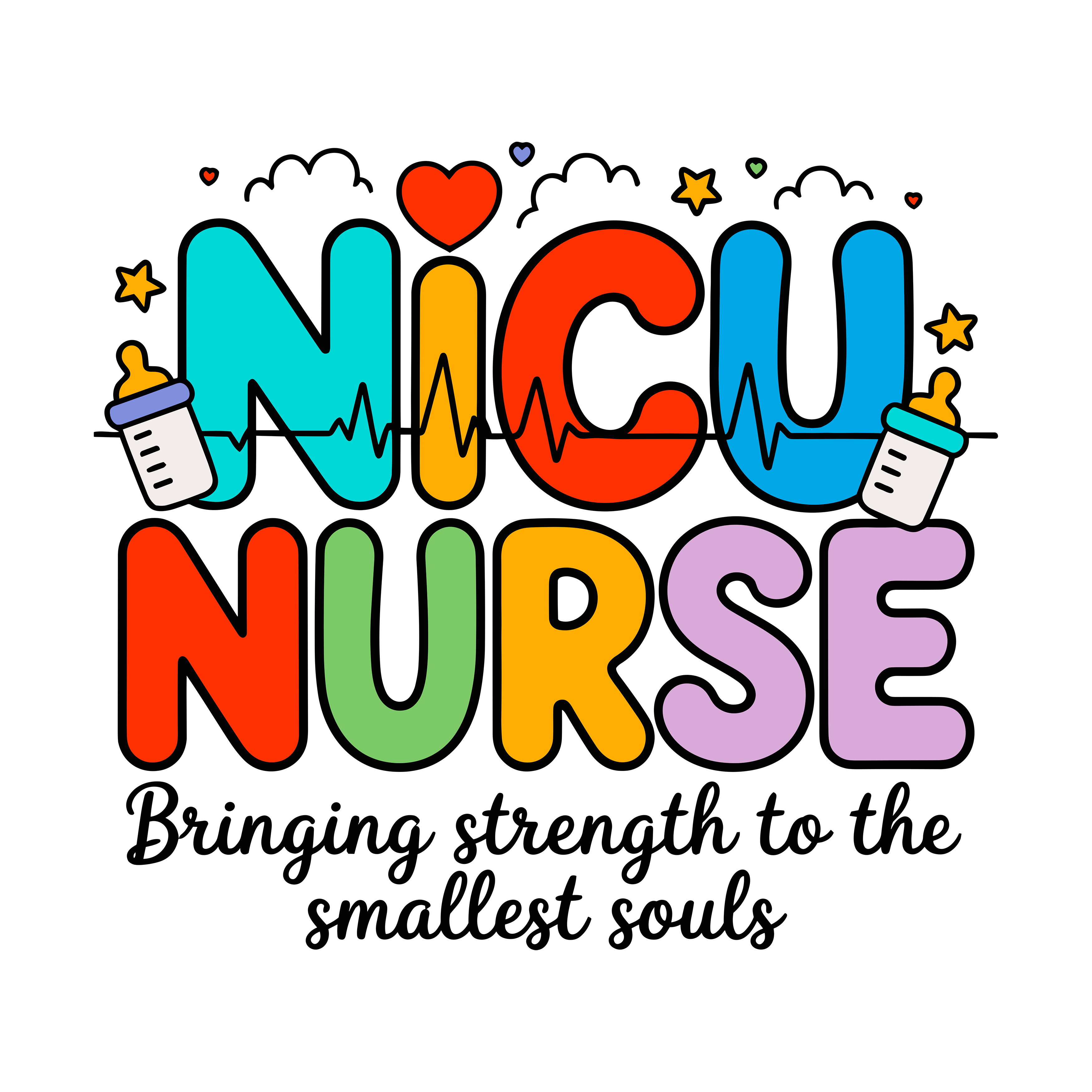 Nicu Nurse Bringing Strength To Smallest Souls DTF Transfer