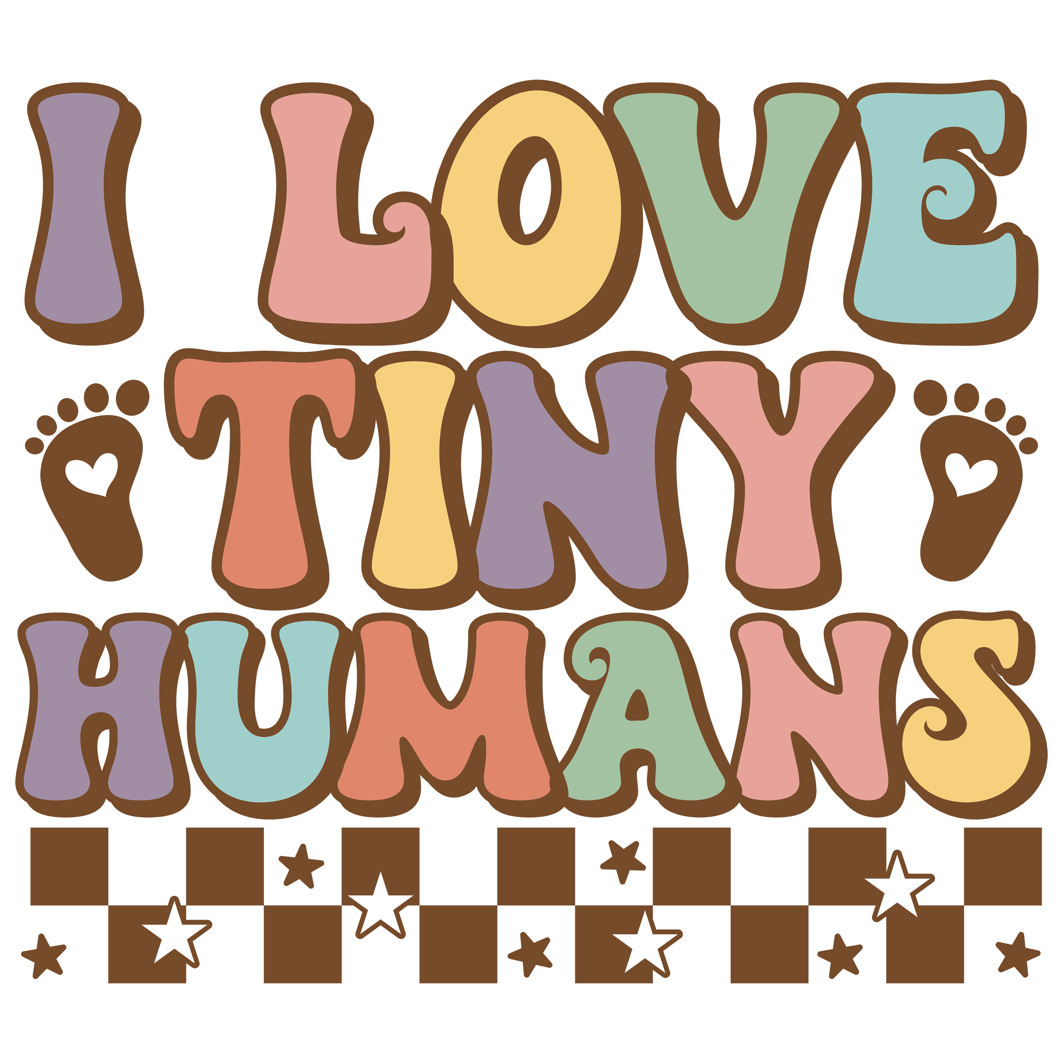 Nicu Nurse Loving Tiny Humans DTF Transfer