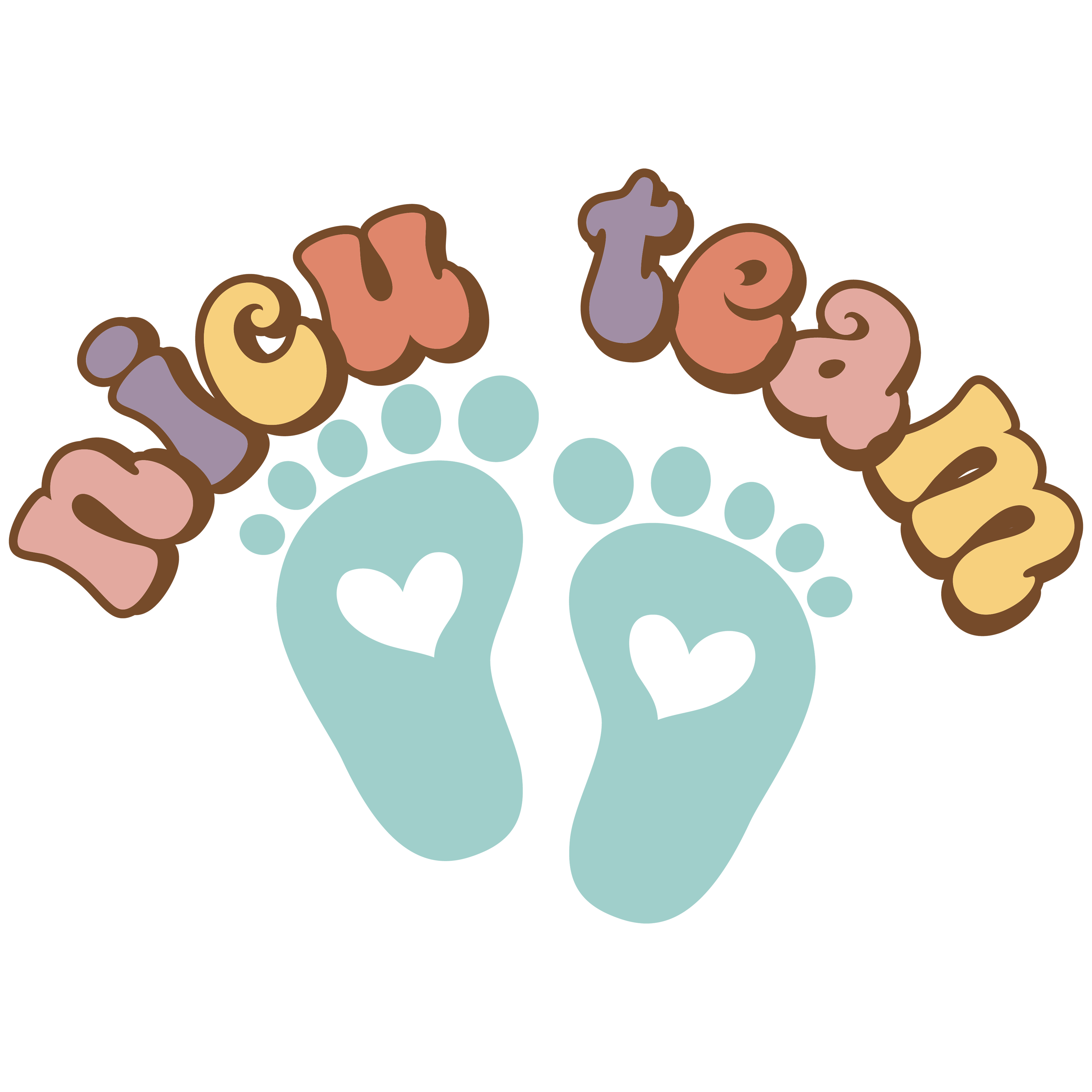 Nicu Nurse Tiny Feet Big Love DTF Transfer