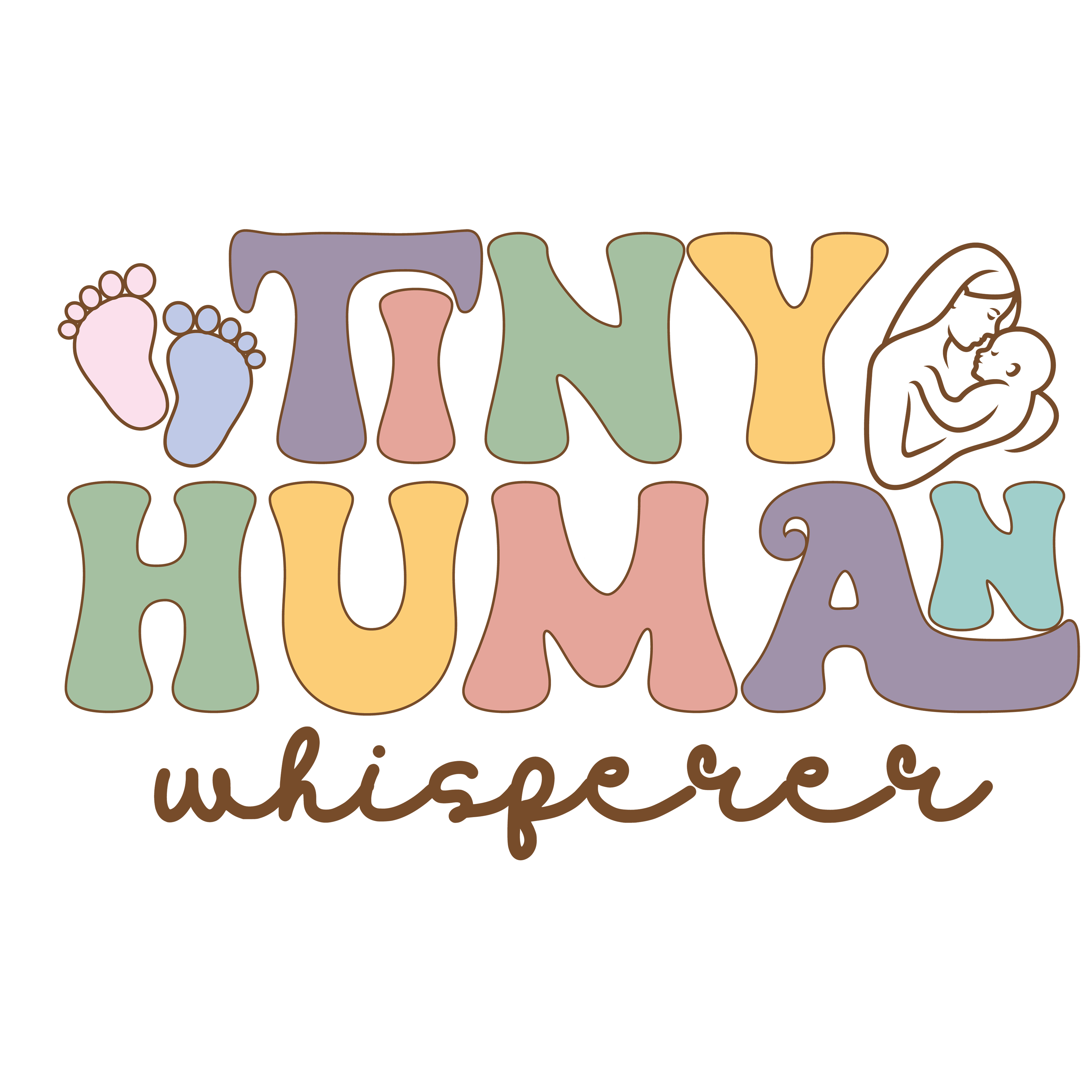 Nicu Nurse Tiny Human Whisperer DTF Transfer