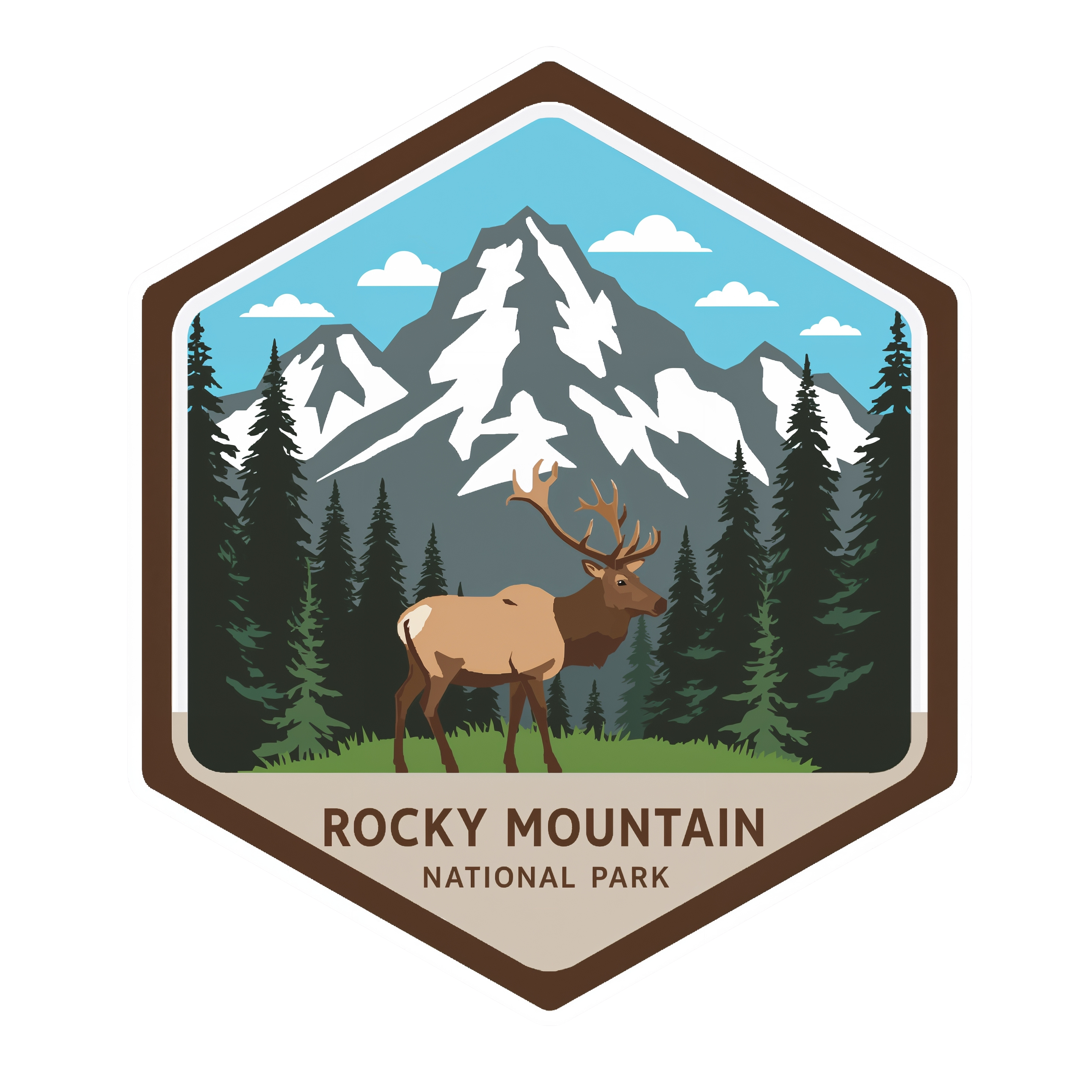 Rocky Mountain National Park DTF Transfer