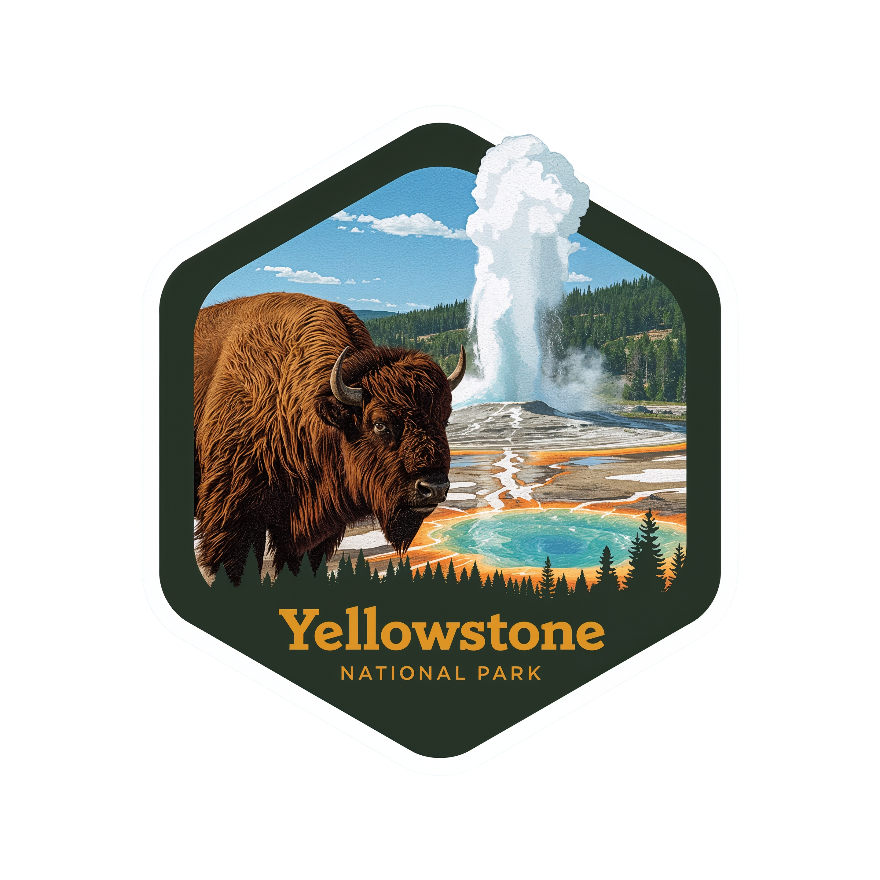 Yellowstone National Park DTF Transfer