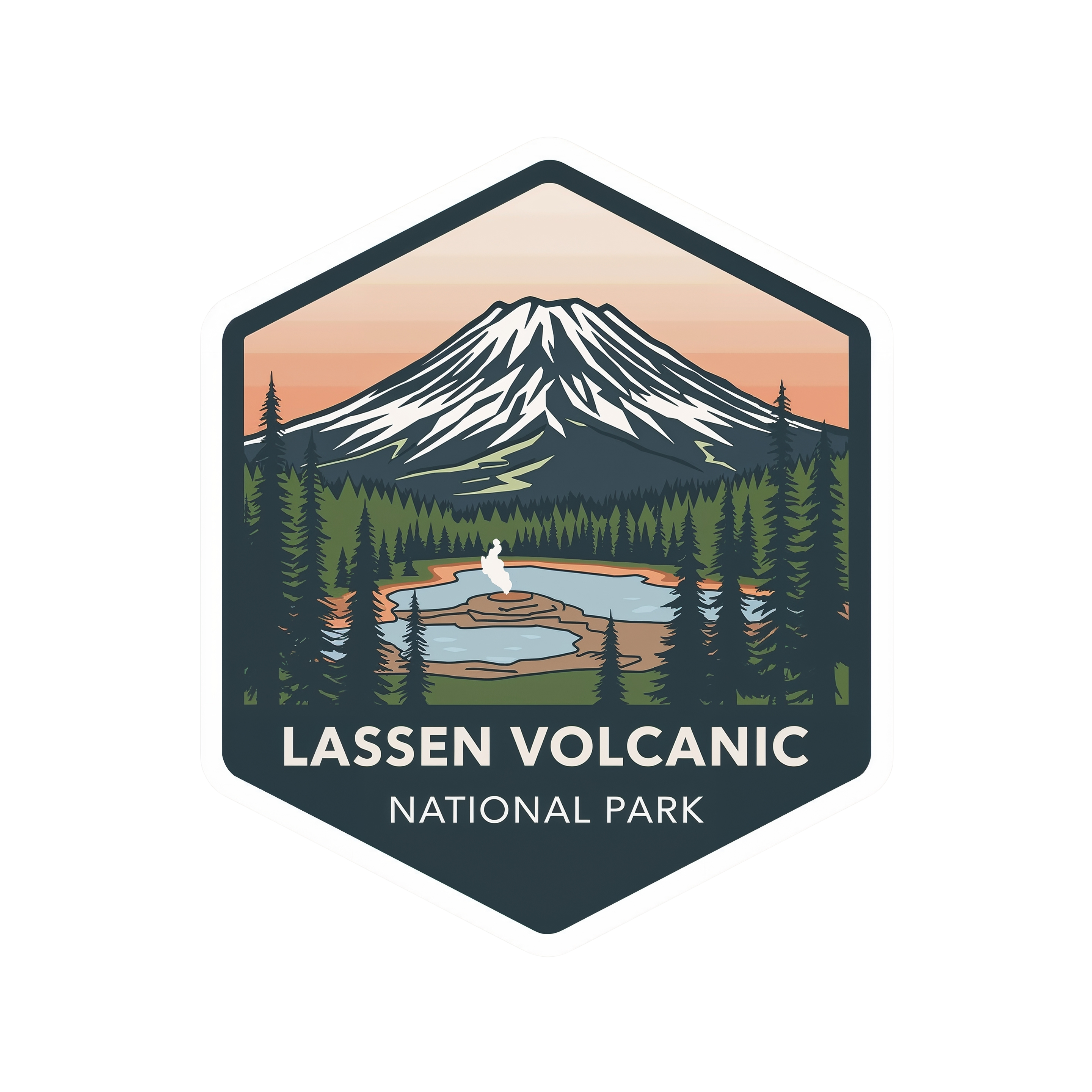 Lassen Volcanic National Park DTF Transfer