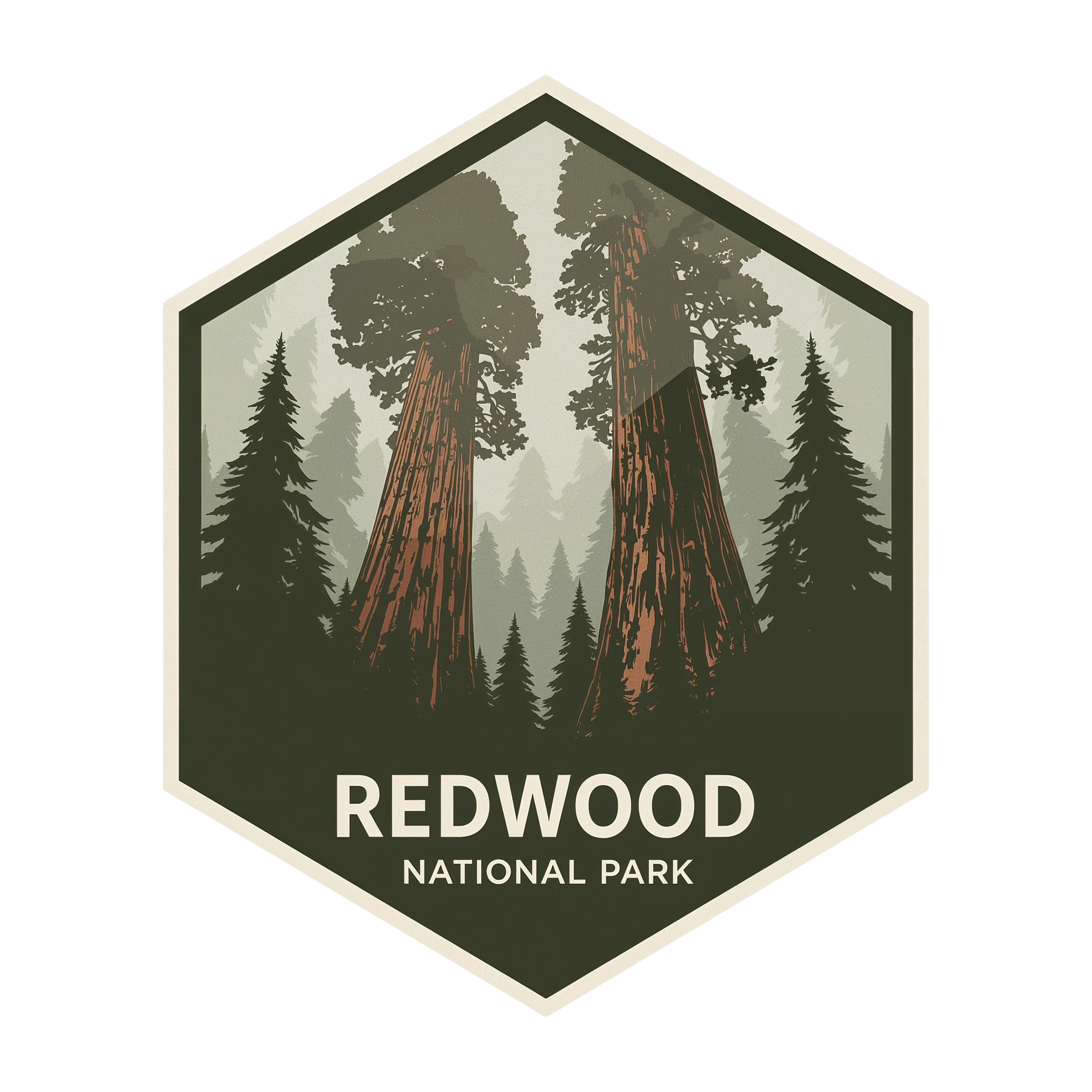 Redwood National Park DTF Transfer