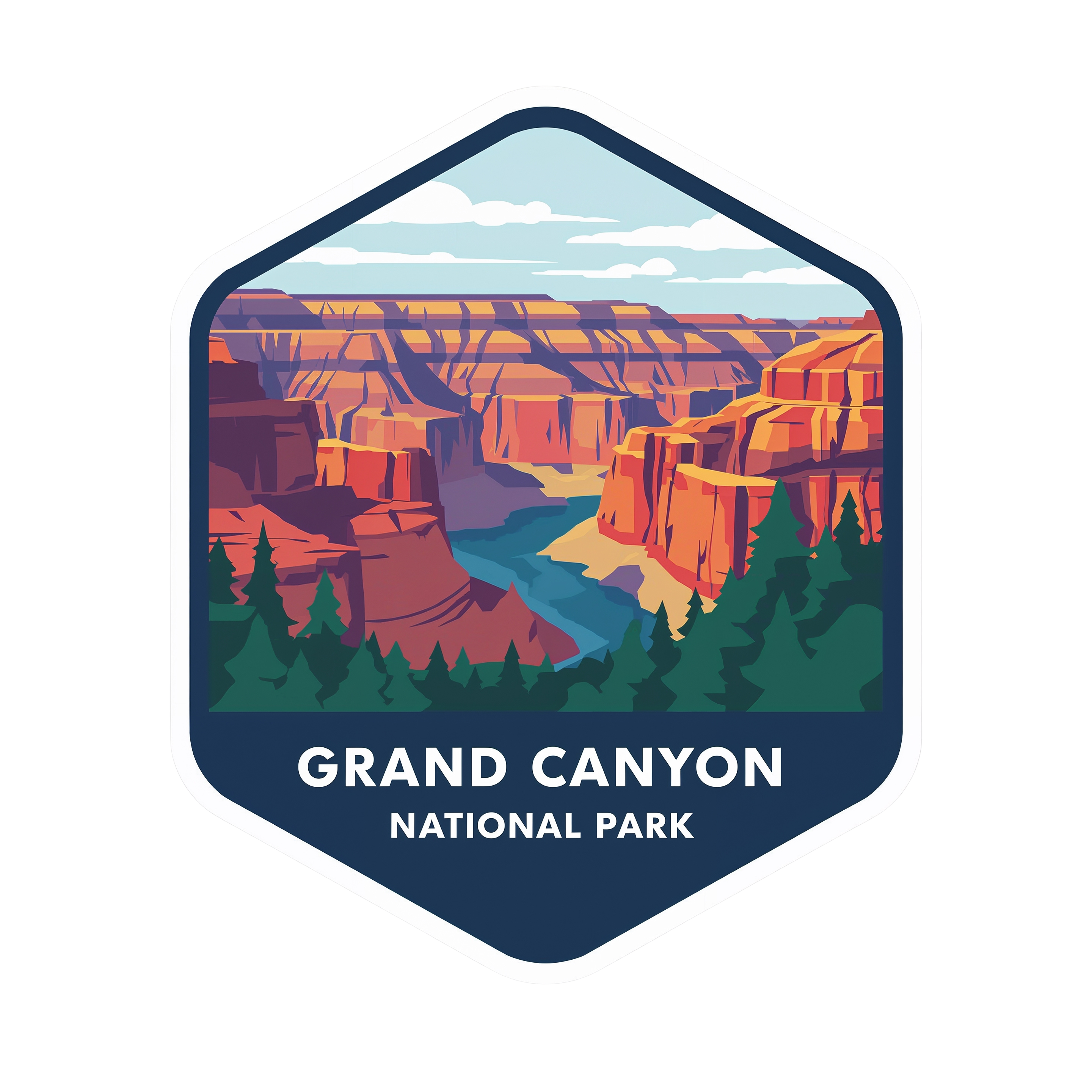 Grand Canyon National Park DTF Transfer