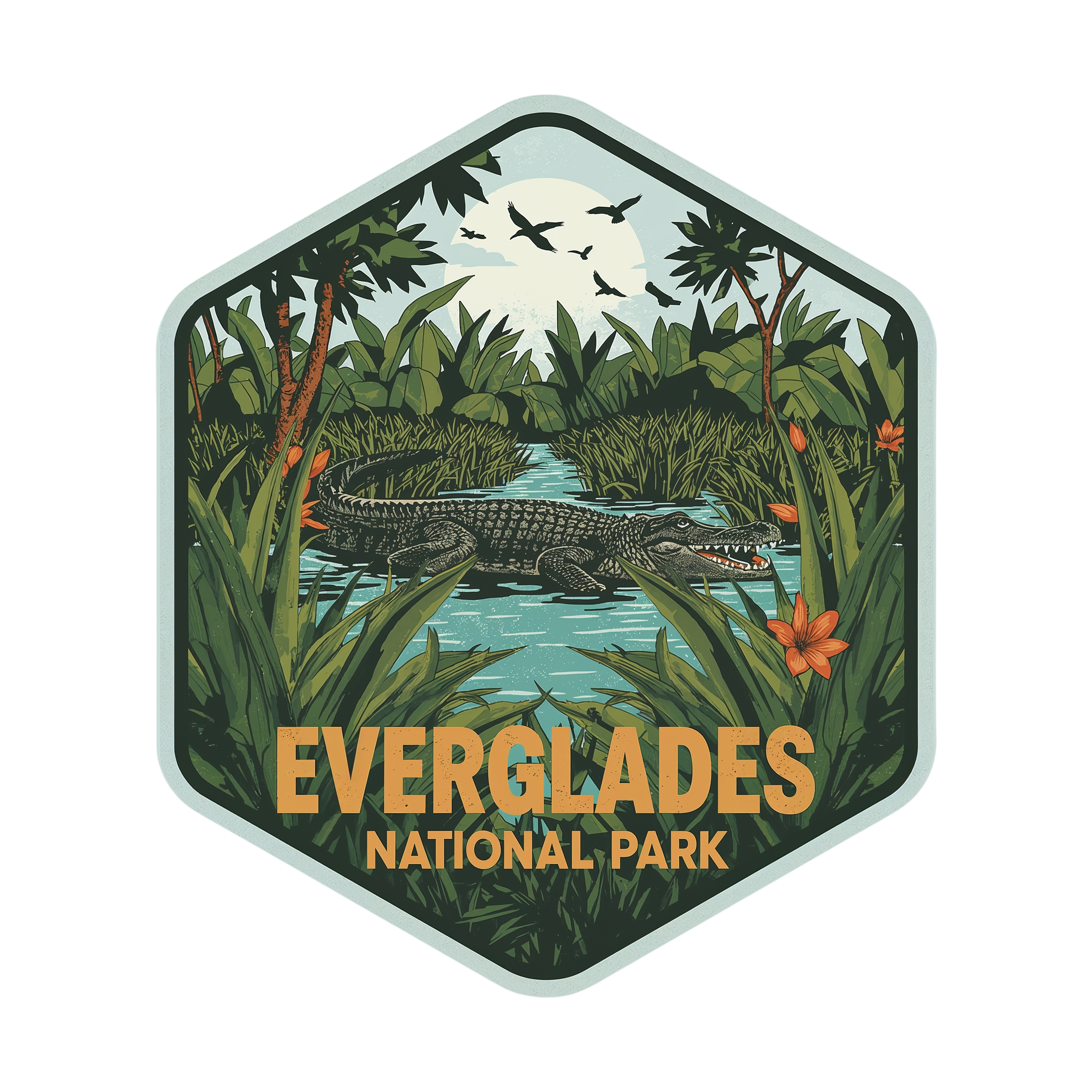 Everglades National Park DTF Transfer