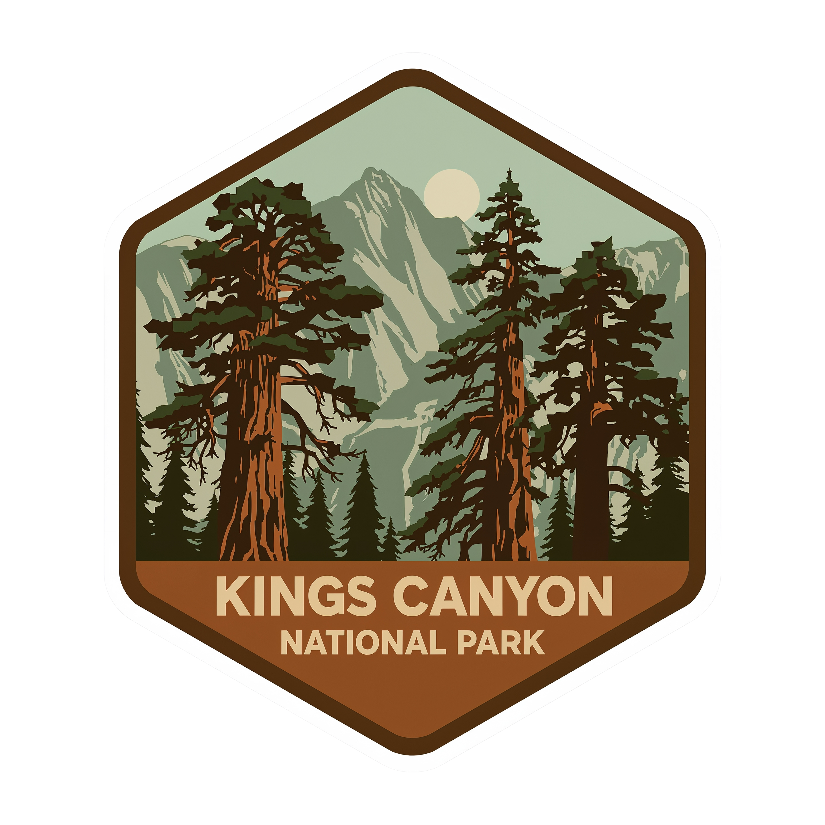 Kings Canyon National Park DTF Transfer