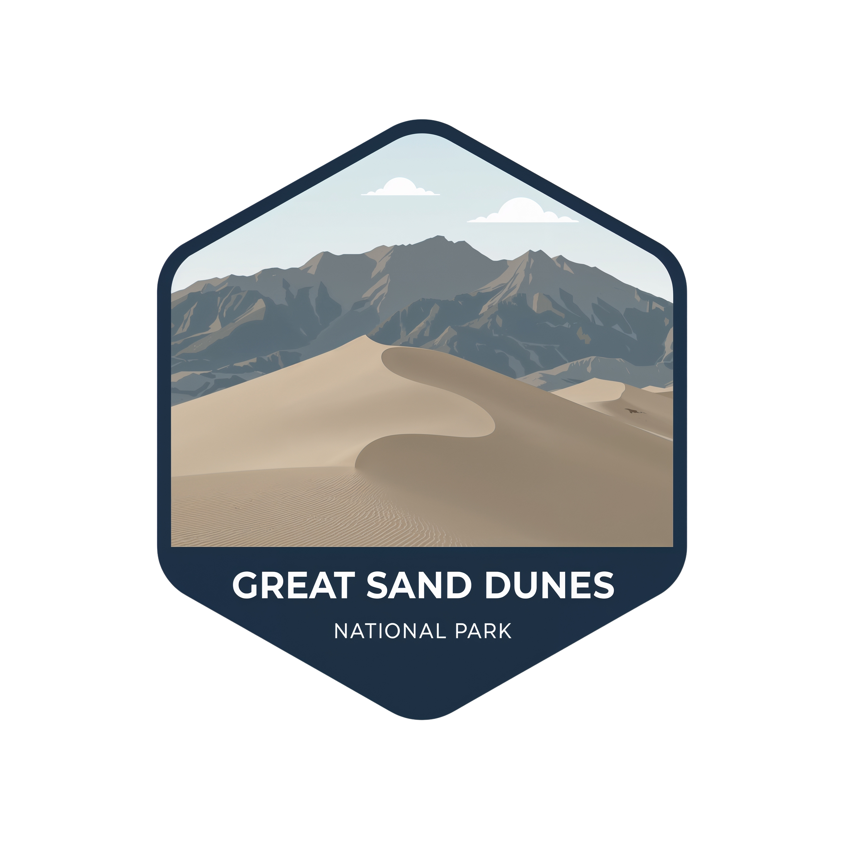 Great Sand Dunes National Park DTF Transfer