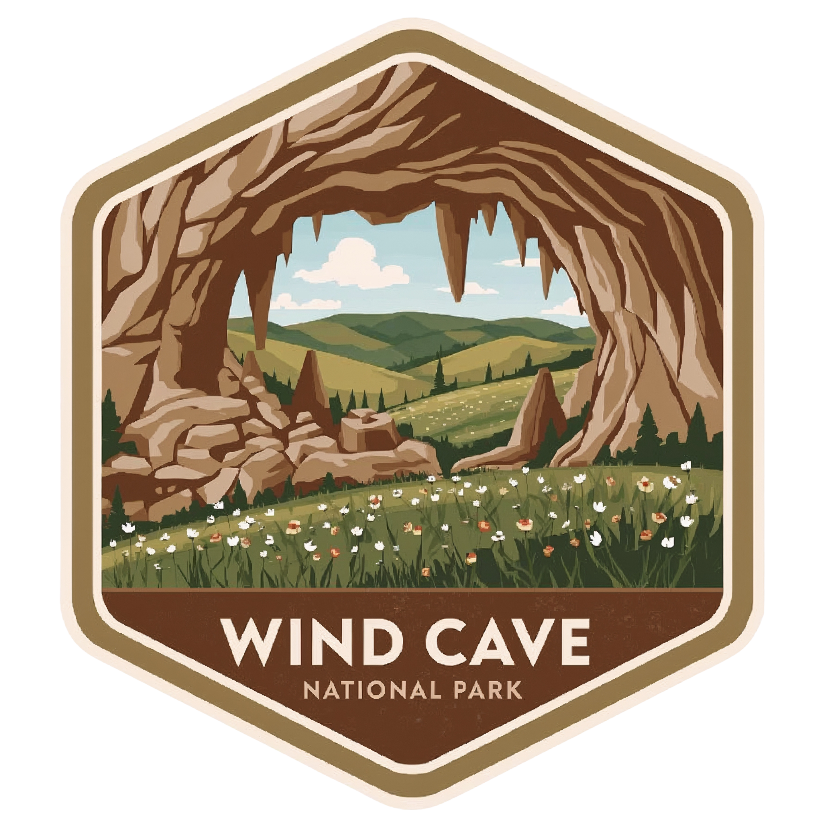 Wind Cave National Park DTF Transfer