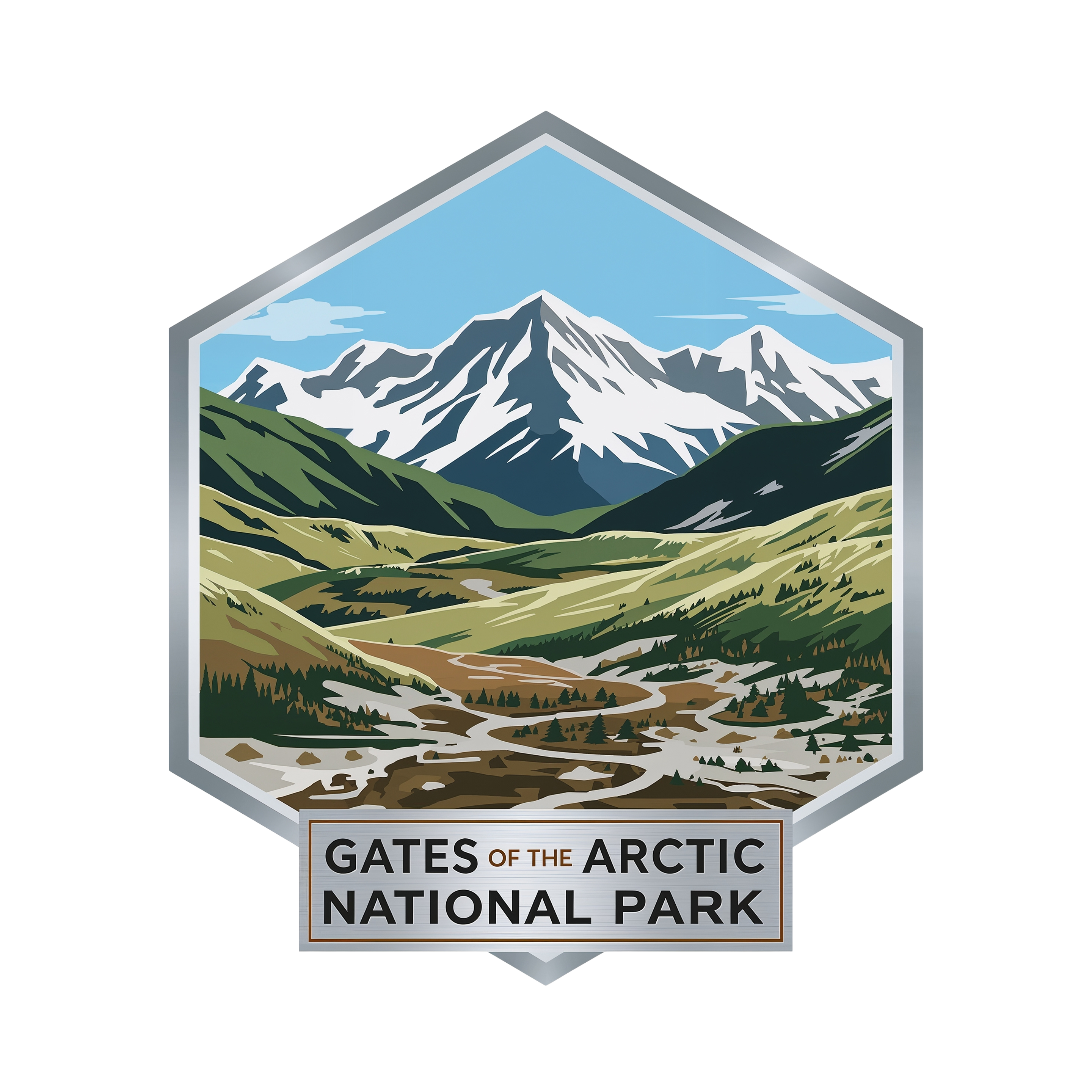Gates Of The Arctic National Park DTF Transfer