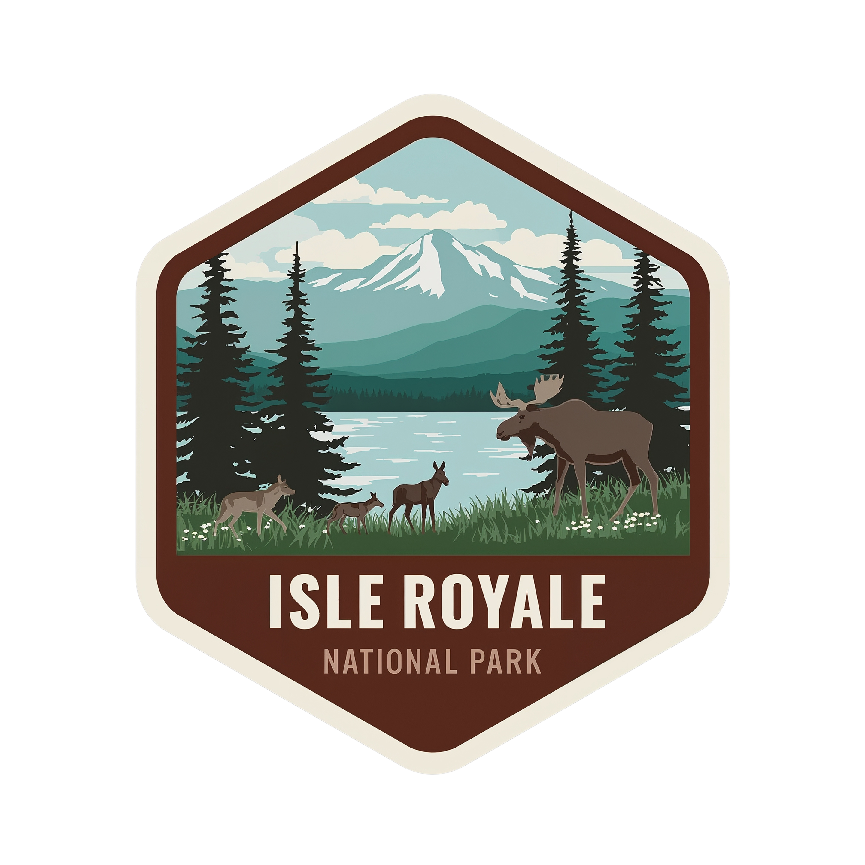 Isle Royale National Park DTF Transfer