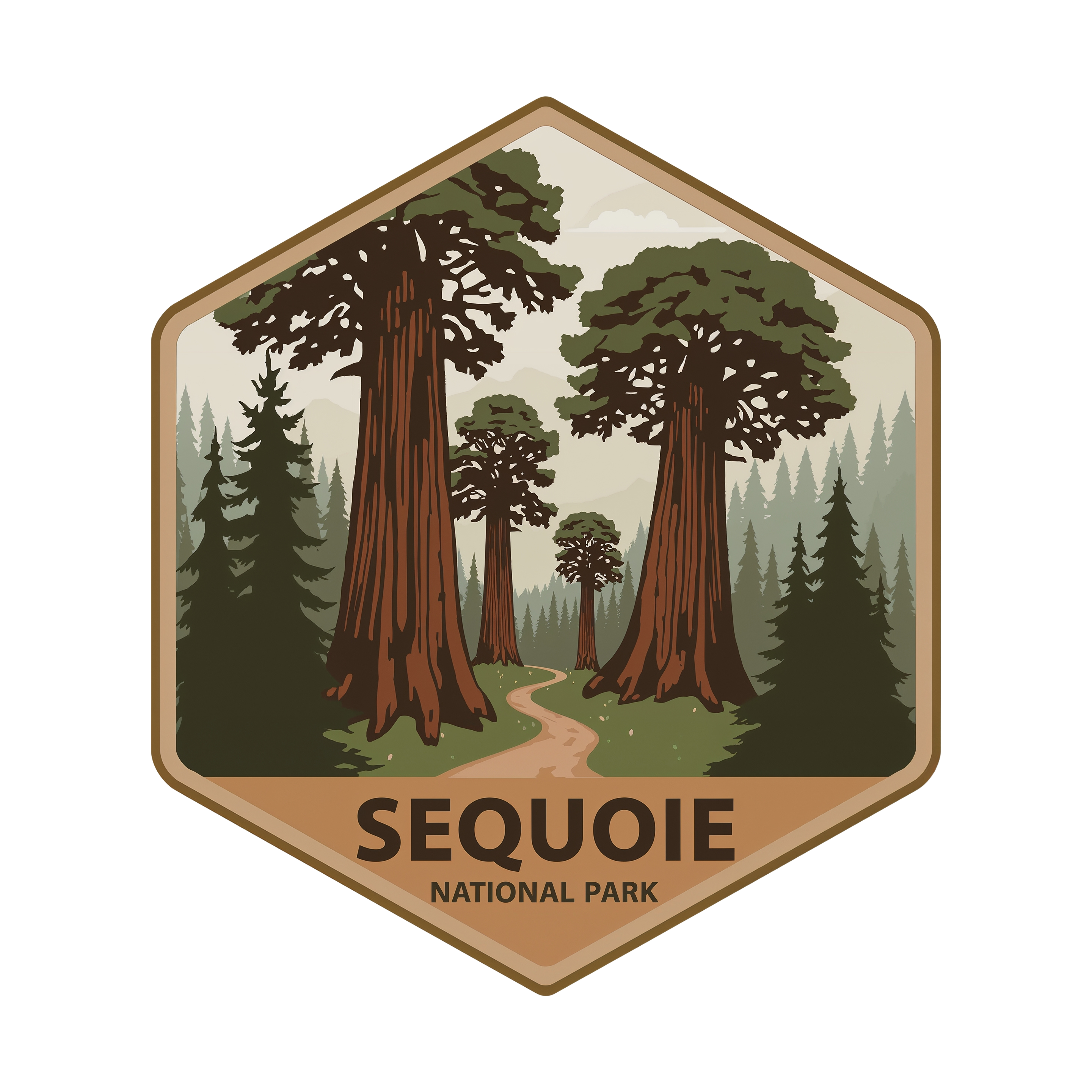 Sequoia National Park DTF Transfer