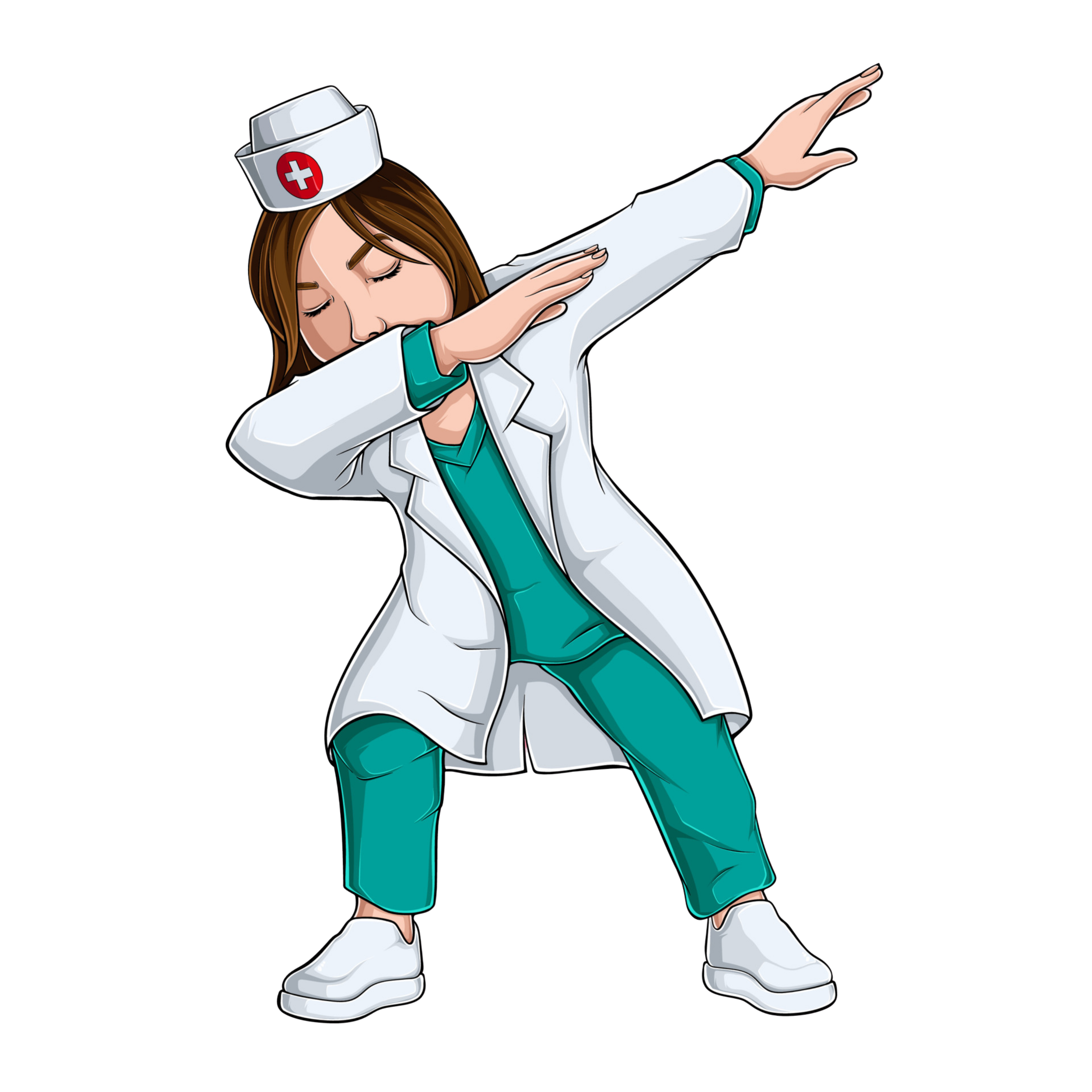 Dancing Nurse DTF Transfer