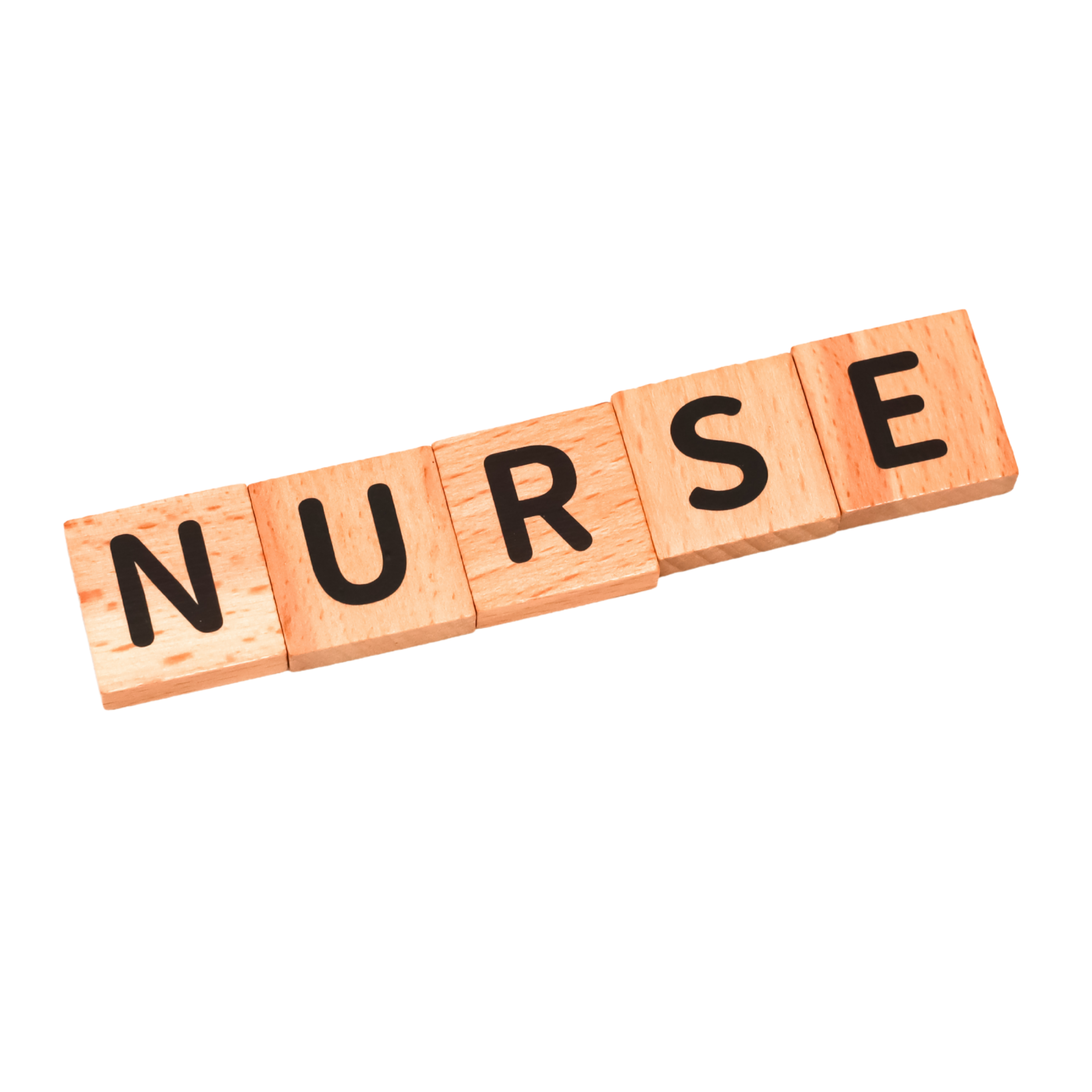 Nurse Wooden Letters DTF Transfer