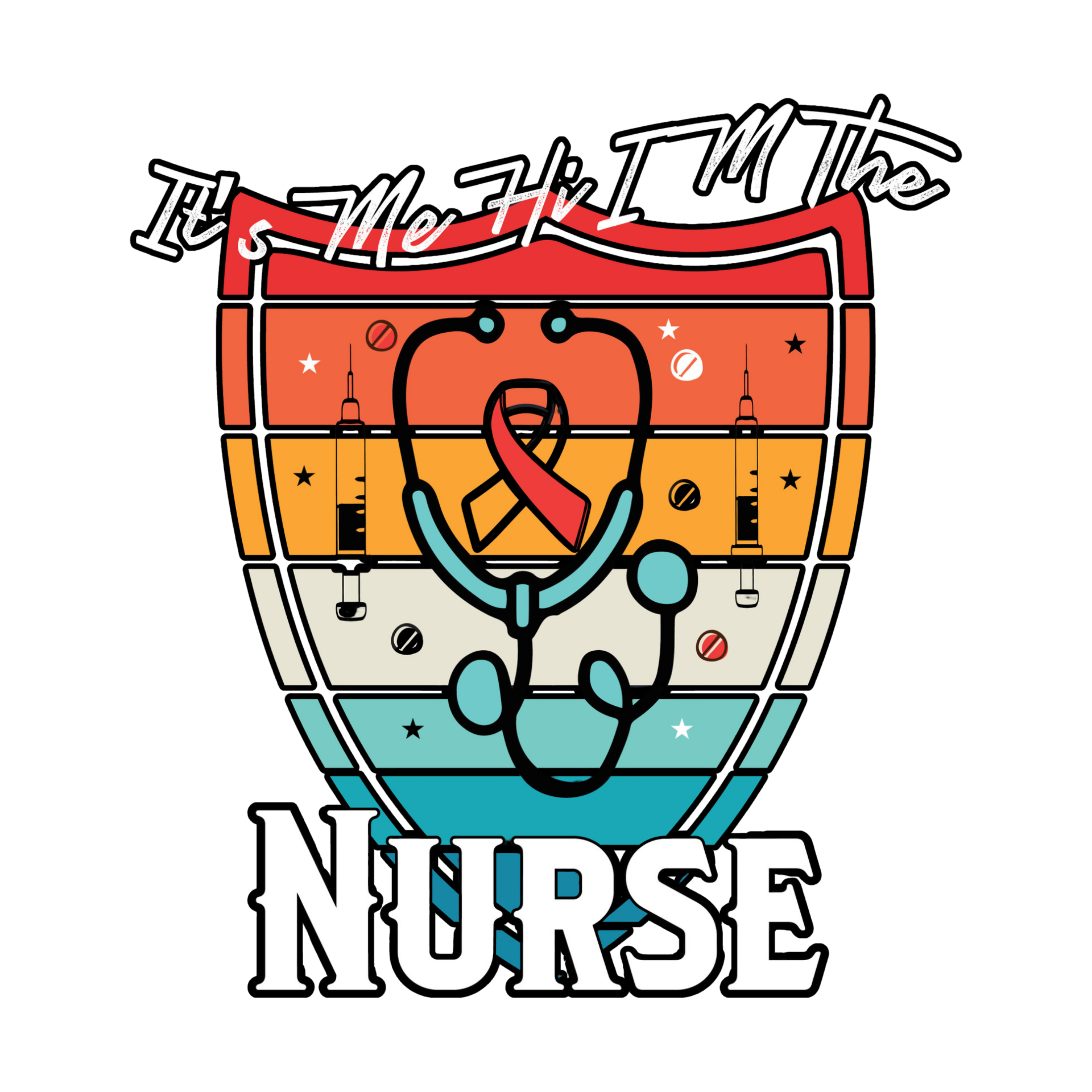 Nurse No Sleep Club DTF Transfer