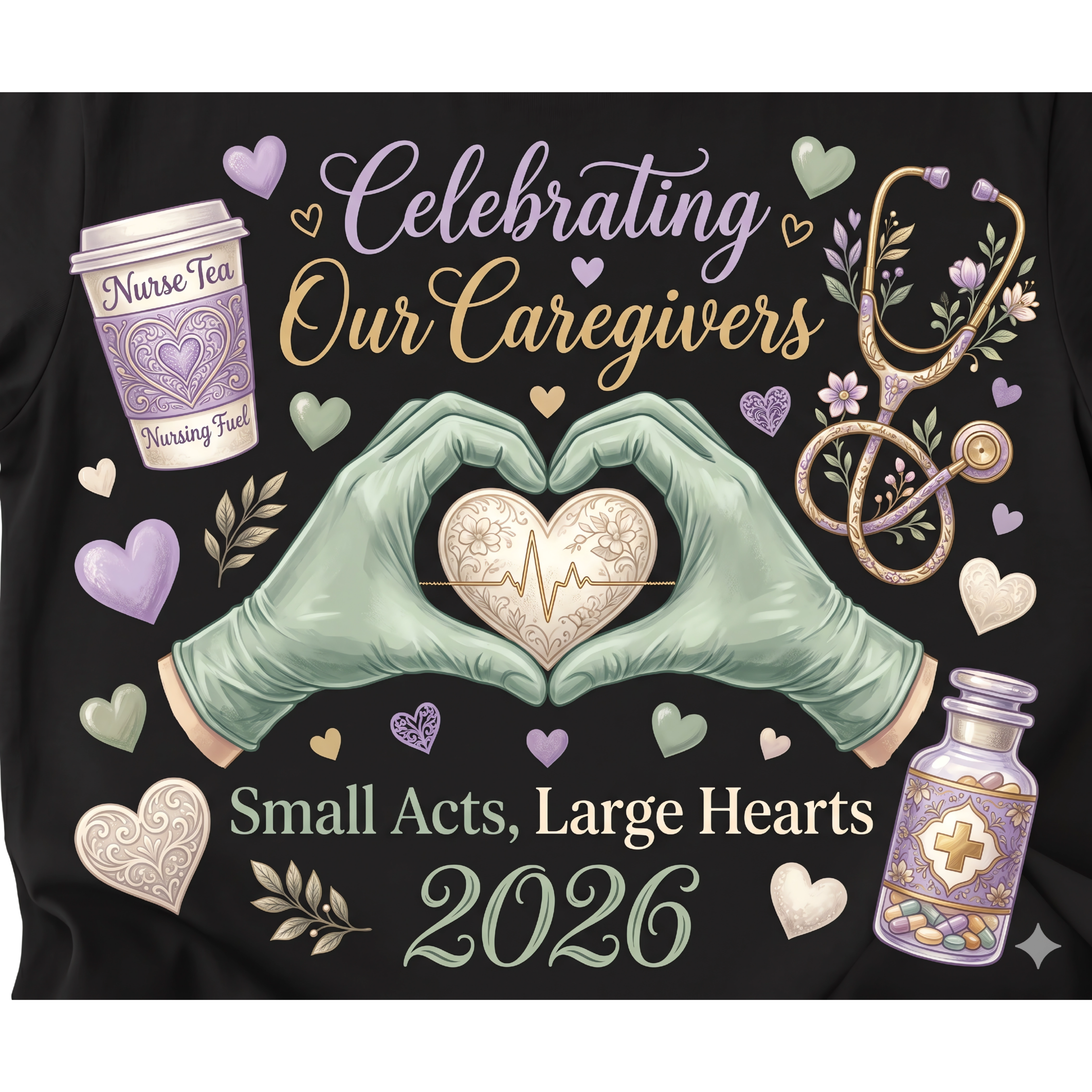 Celebrating Our Caregivers DTF Transfer