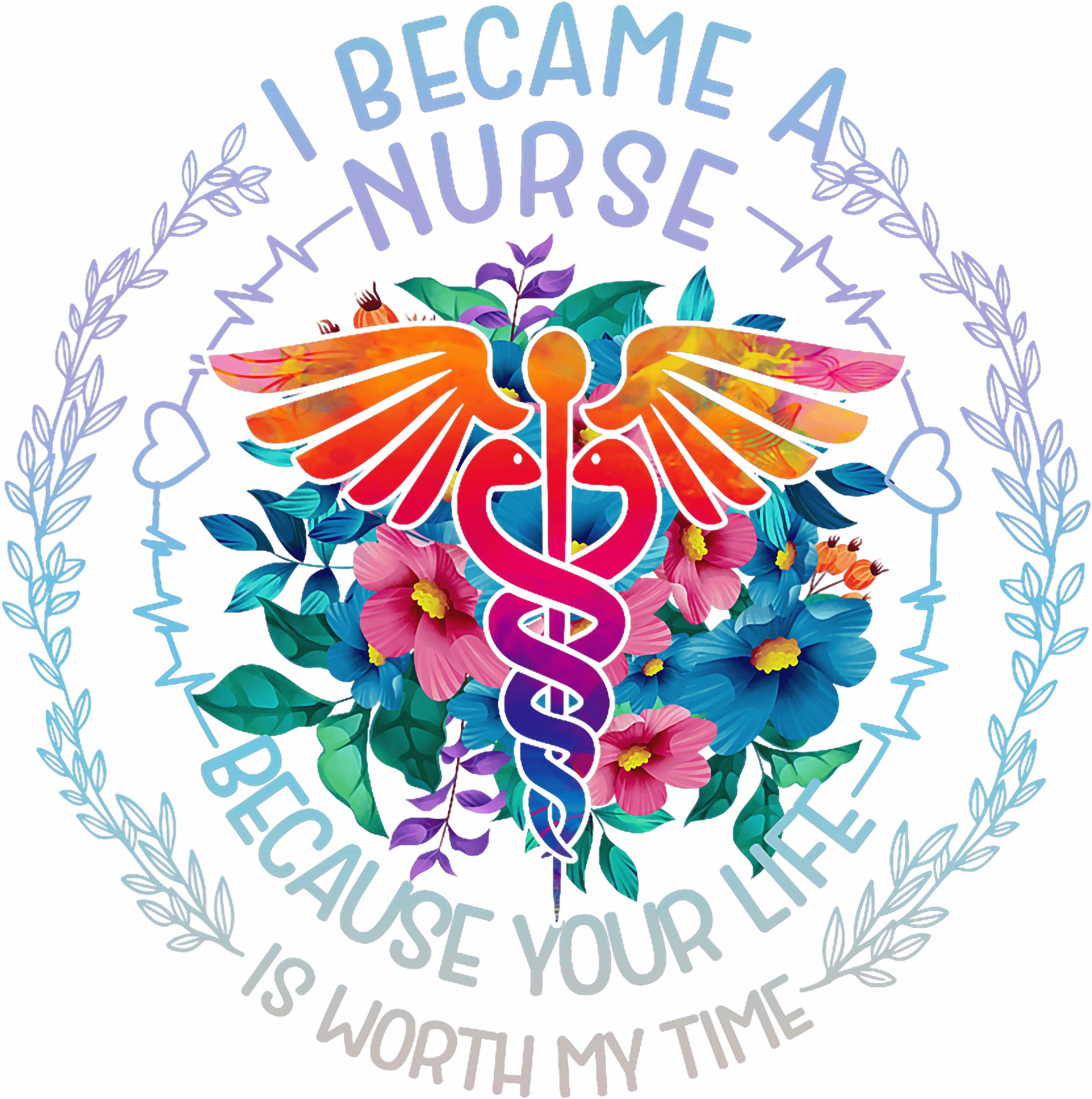 I Became A Nurse DTF Transfer