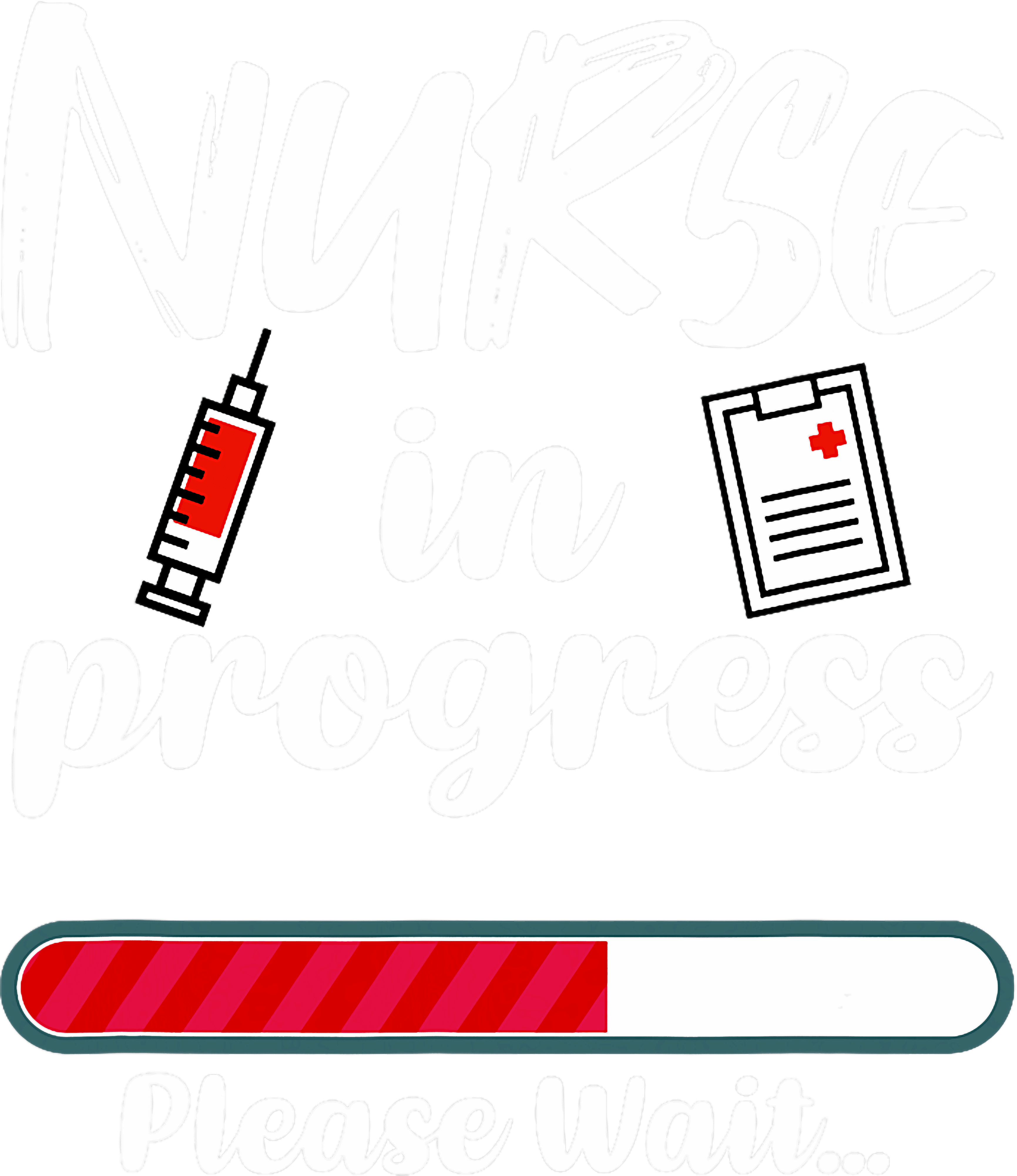 Nurse In Progress DTF Transfer
