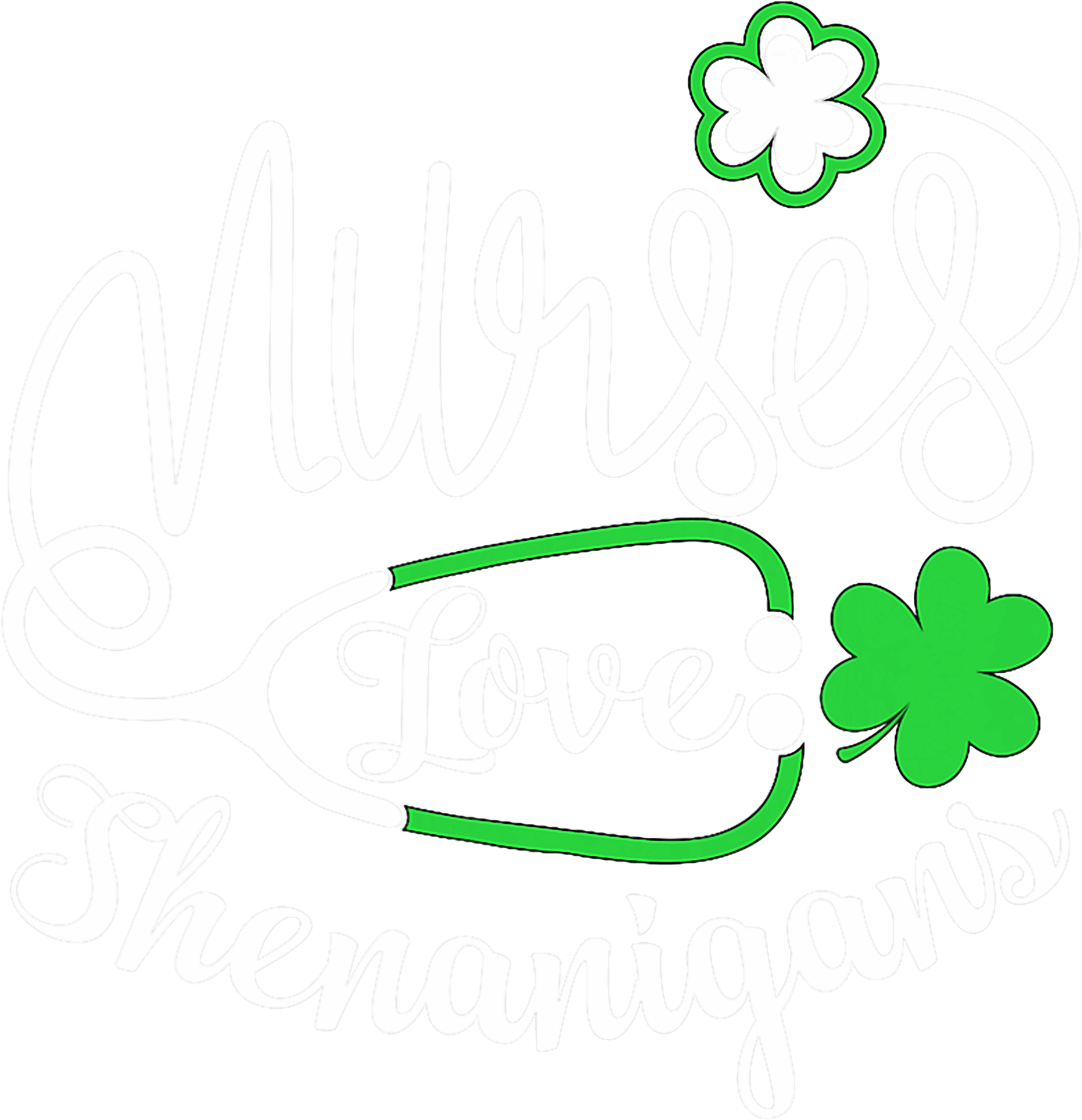 Nurses Love Shenanigans DTF Transfer