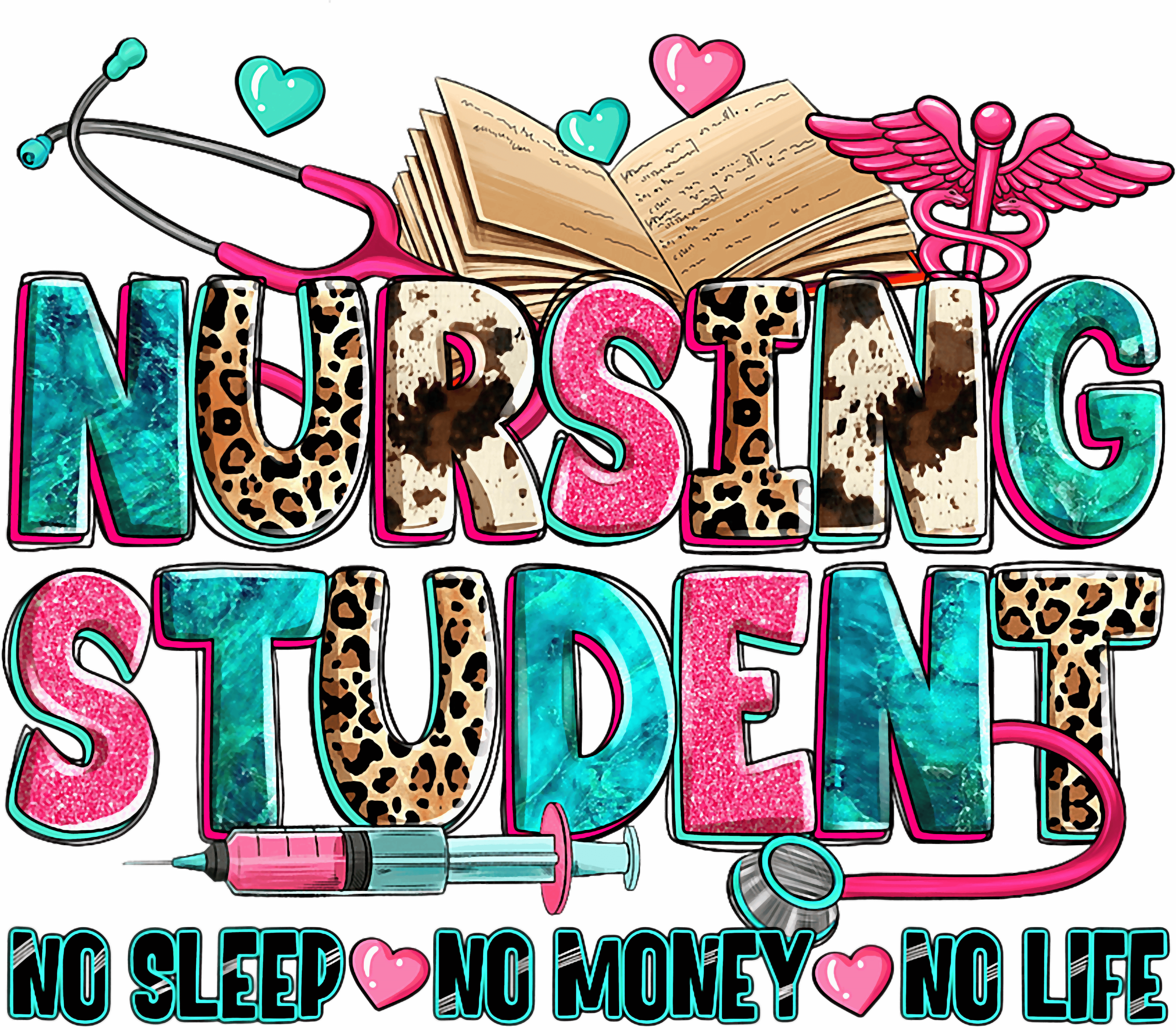 Nursing Student DTF Transfer