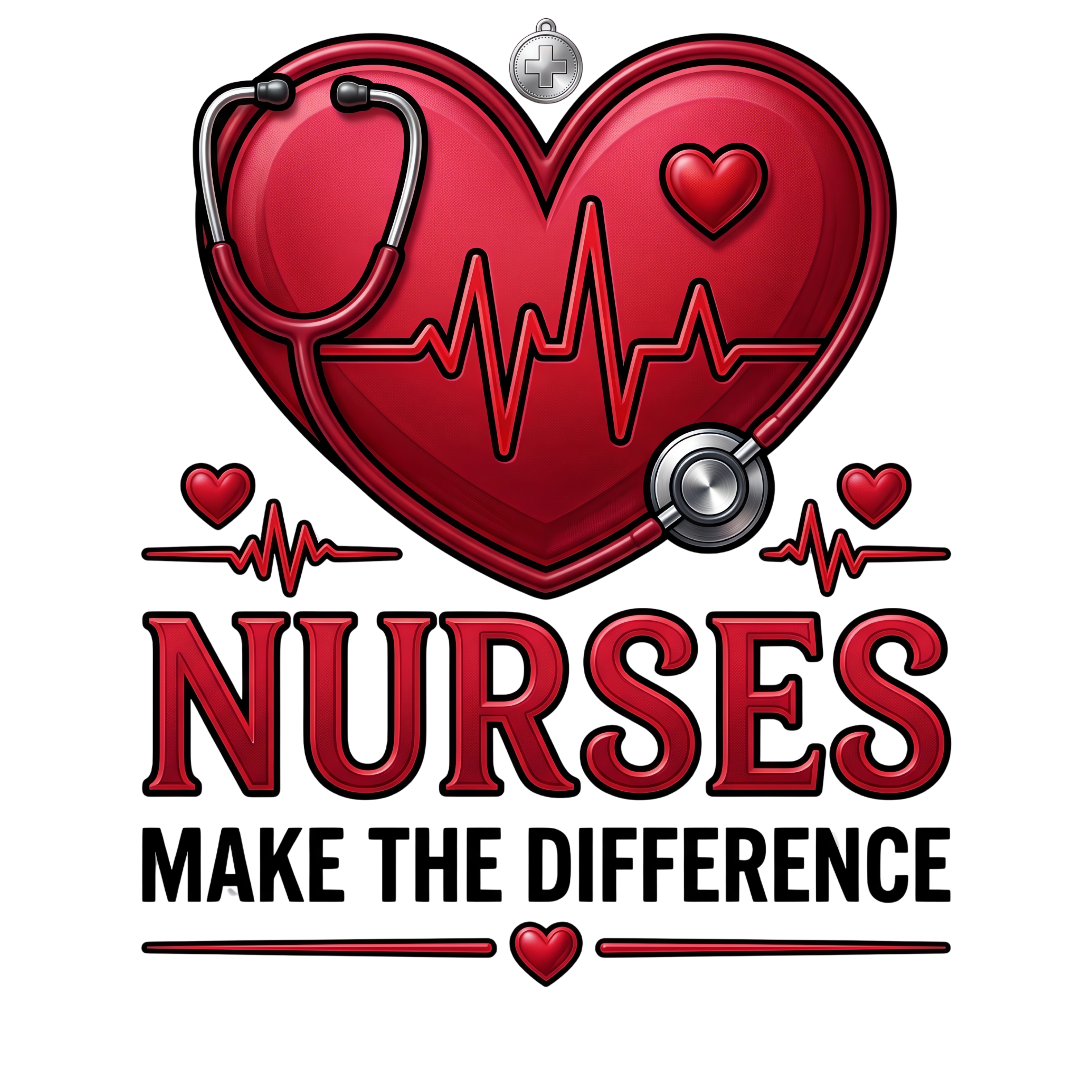Nurses Make The Difference DTF Transfer