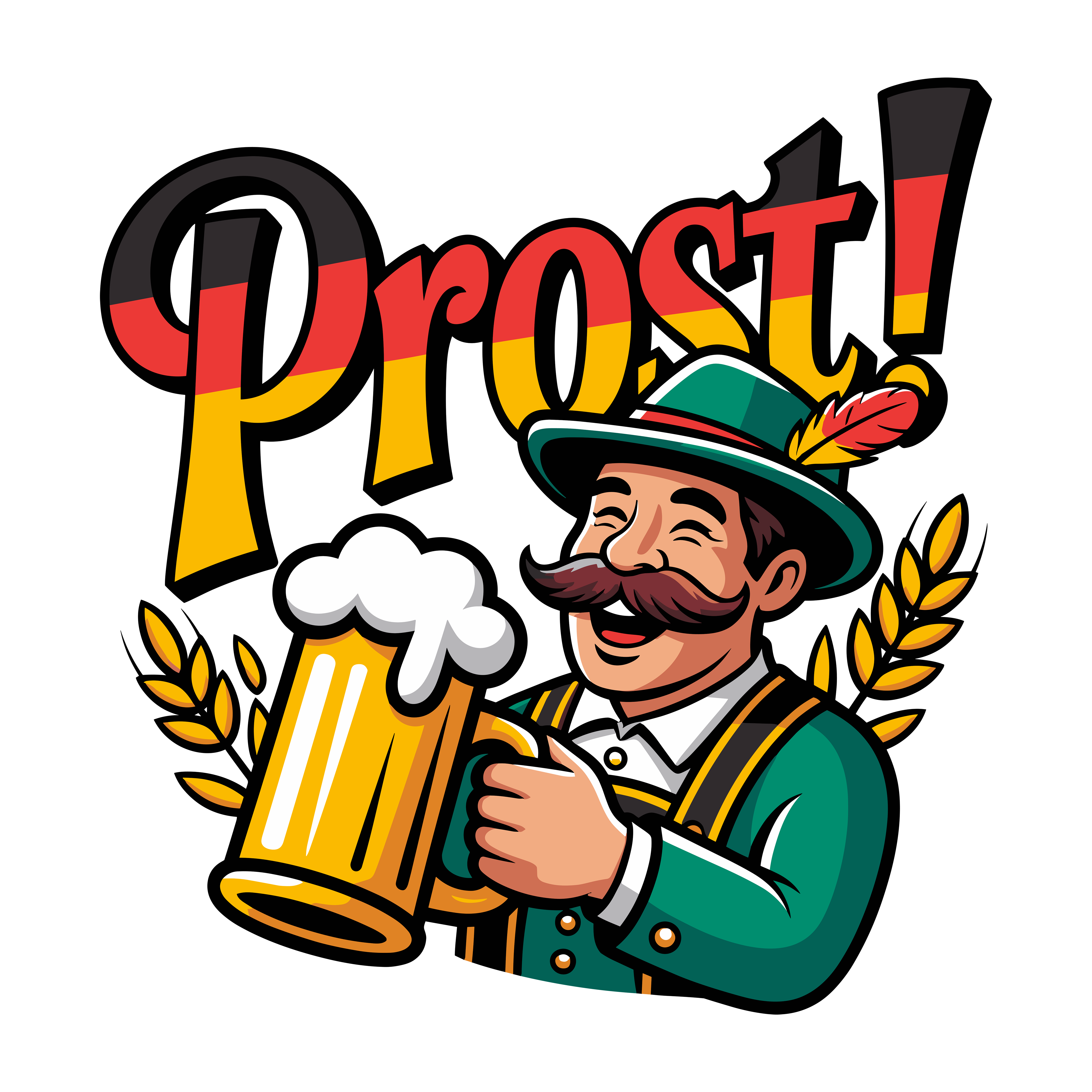 Prost German Beer Celebration DTF Transfer