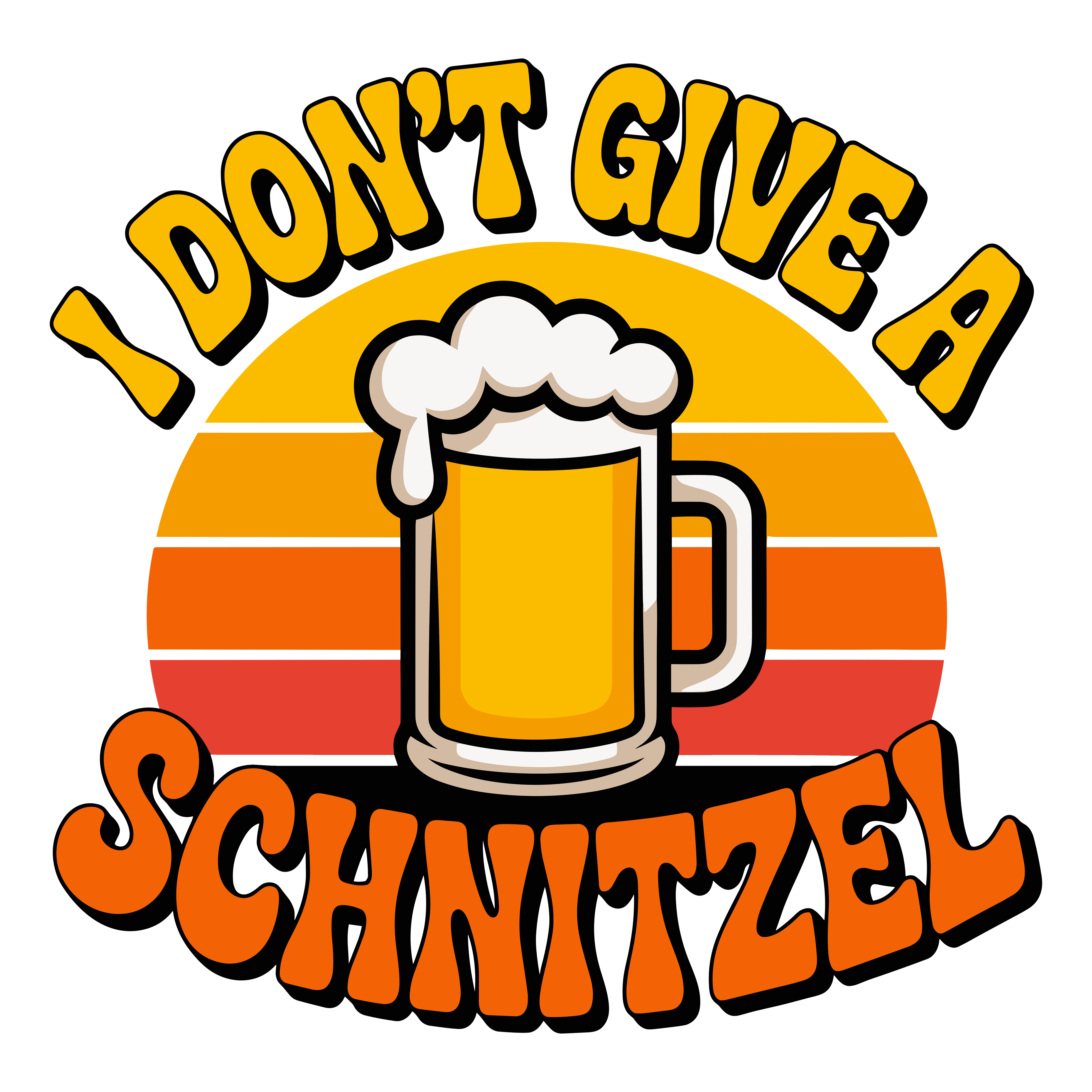 Beer And Schnitzel DTF Transfer