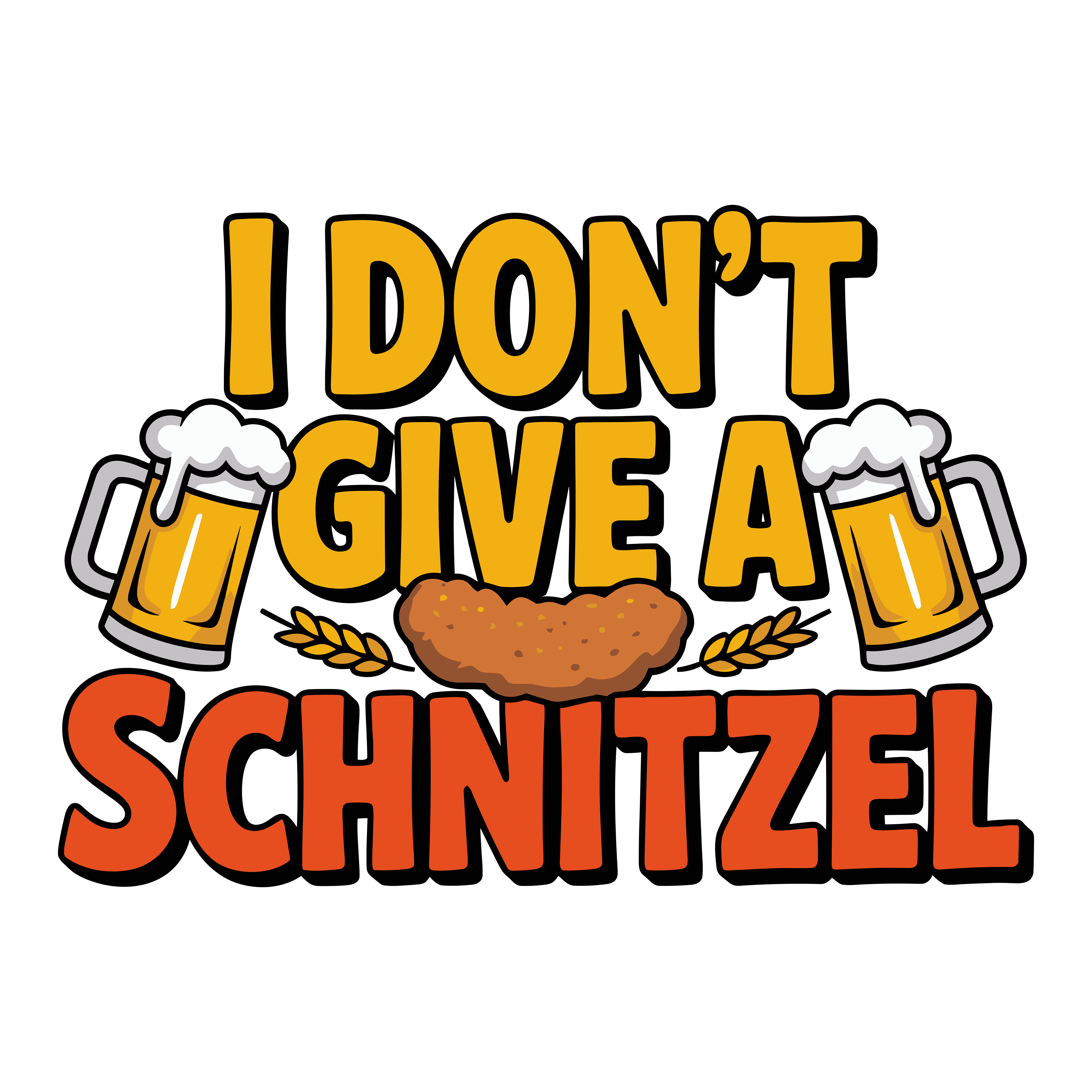 Schnitzel And Beer DTF Transfer