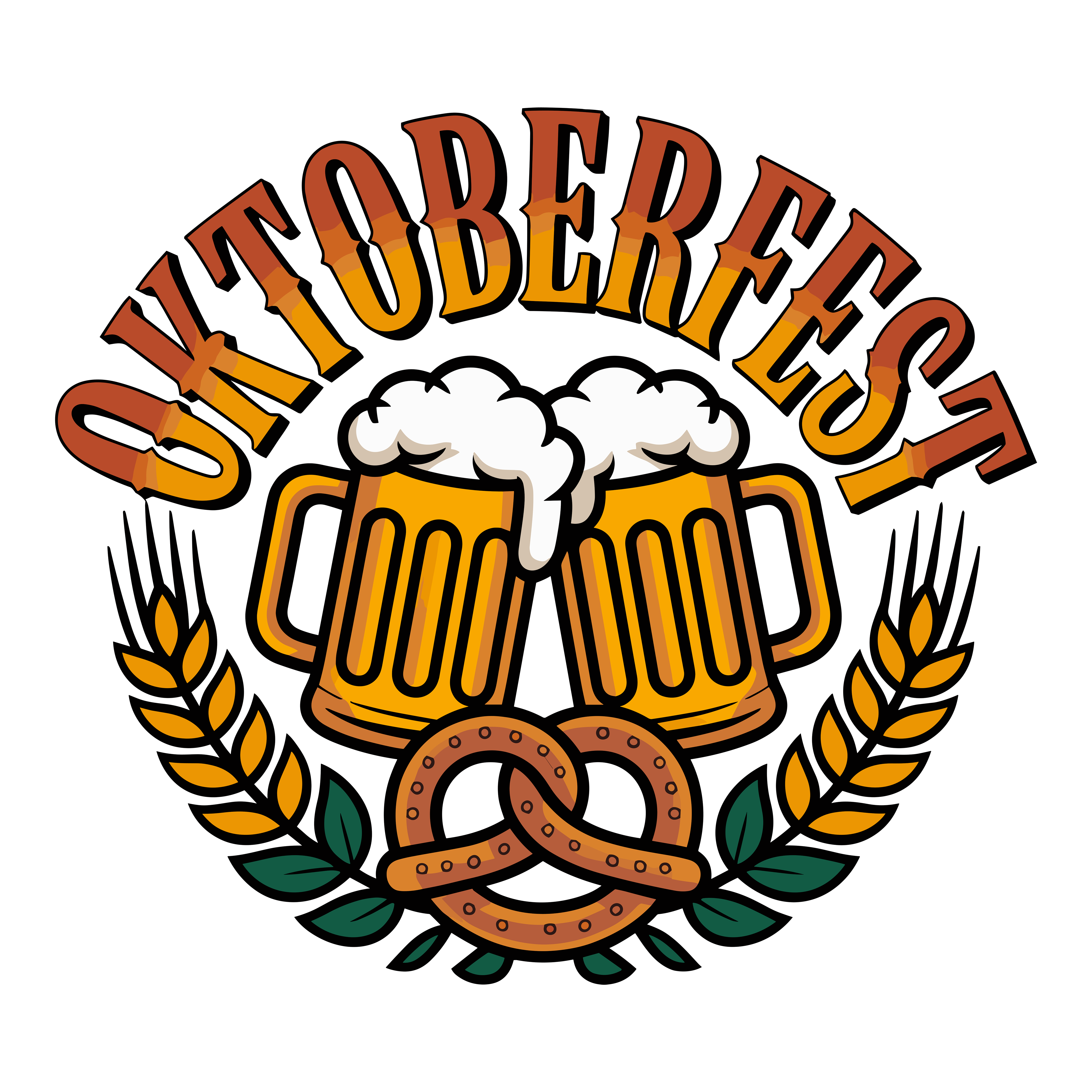 Oktoberfest Beer Cheers DTF Transfer