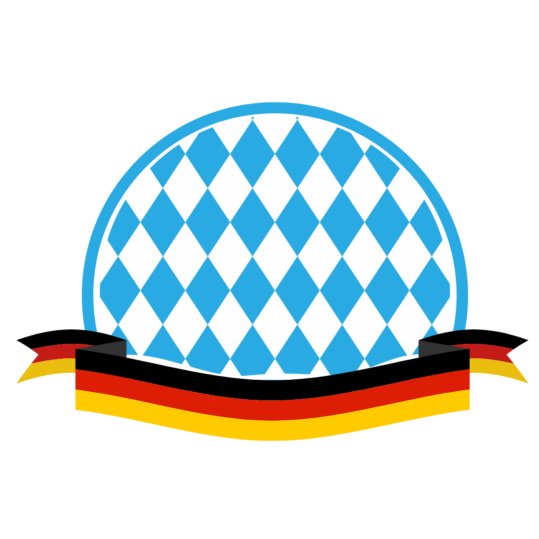 Bavarian Festival Badge DTF Transfer