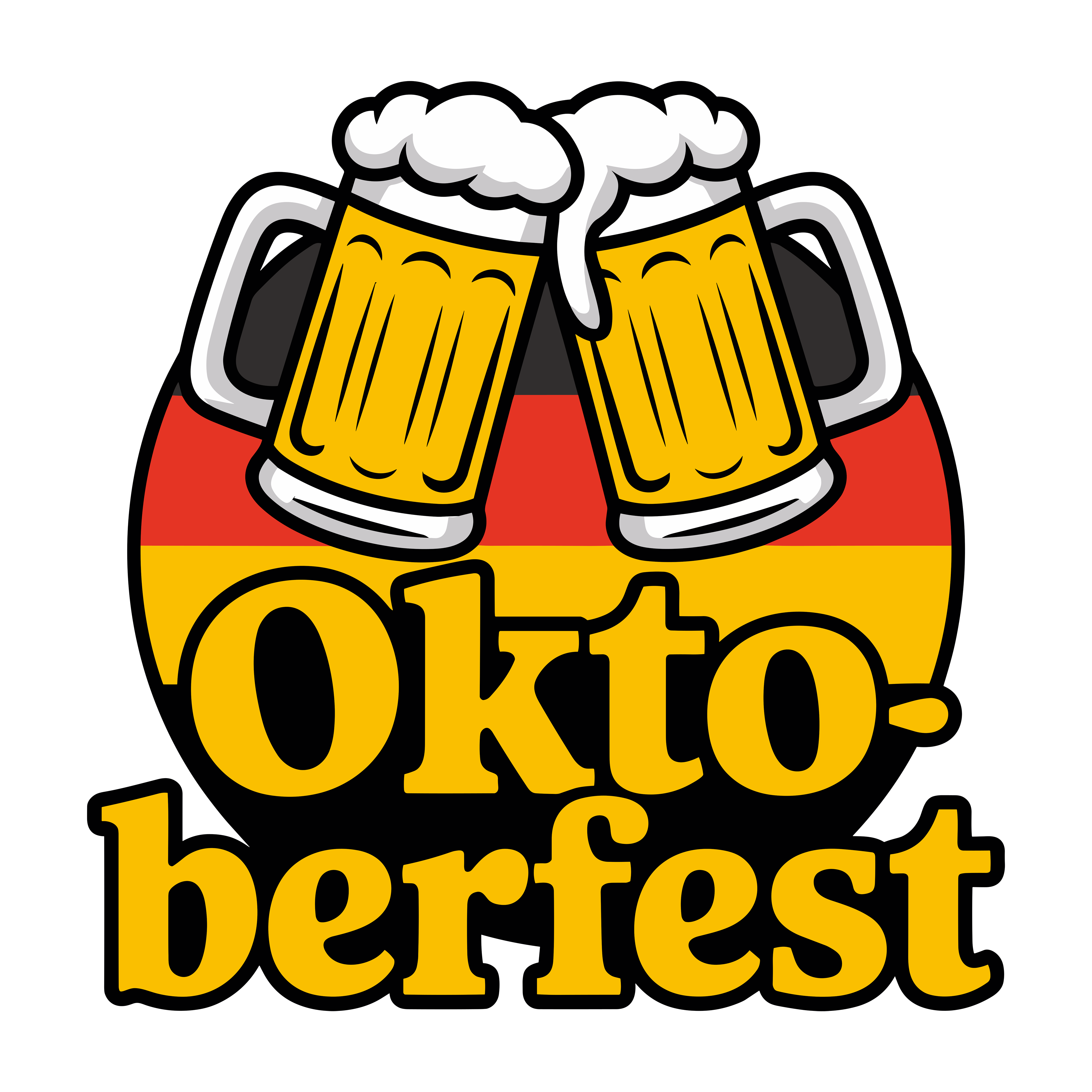 Oktoberfest Beer Cheers DTF Transfer