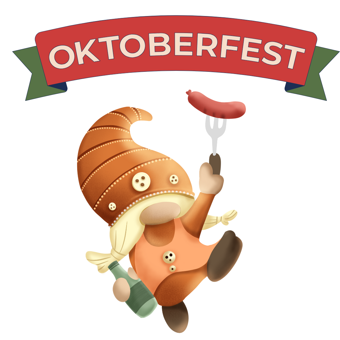 Oktoberfest Gnome Celebration DTF Transfer