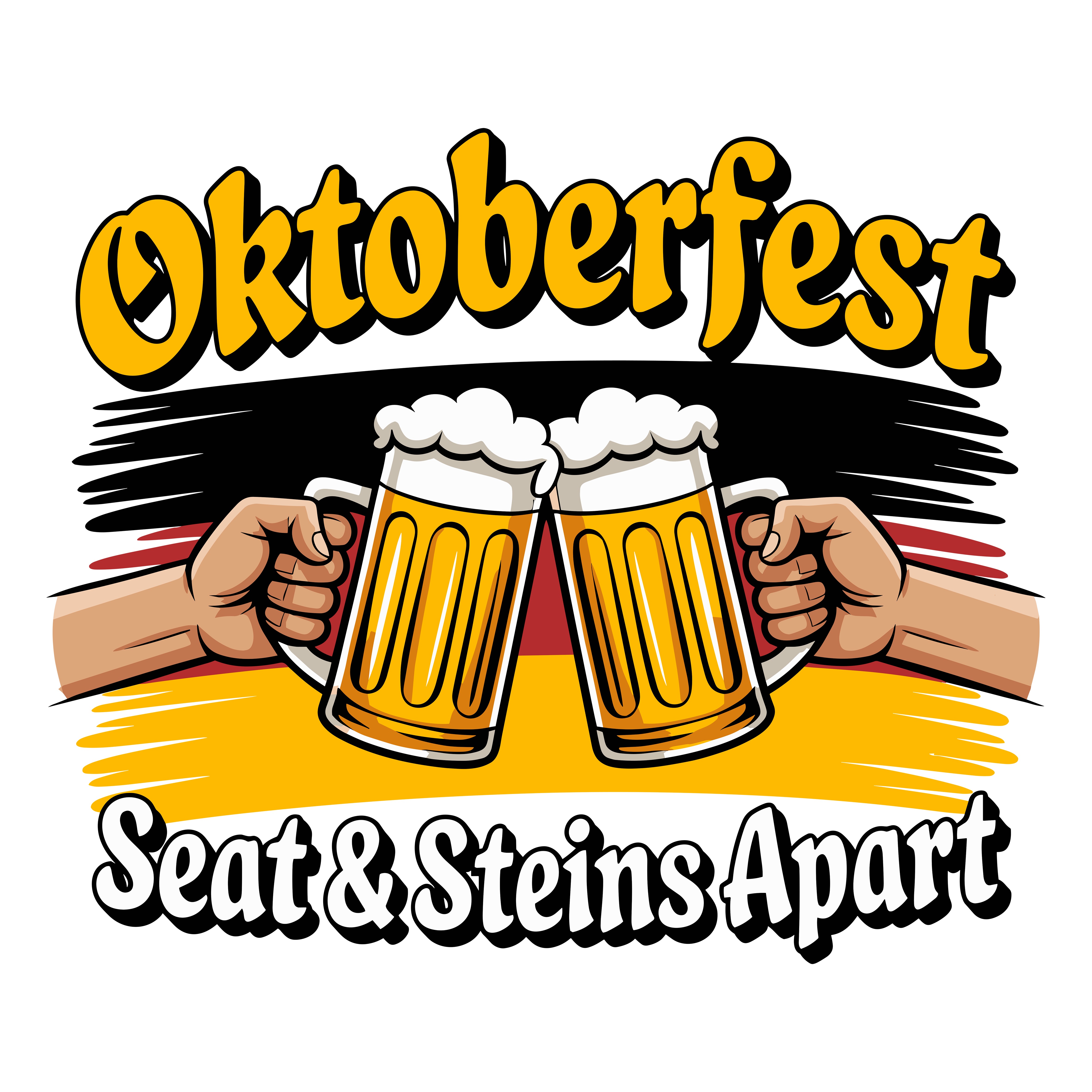 Oktoberfest Beer Steins DTF Transfer