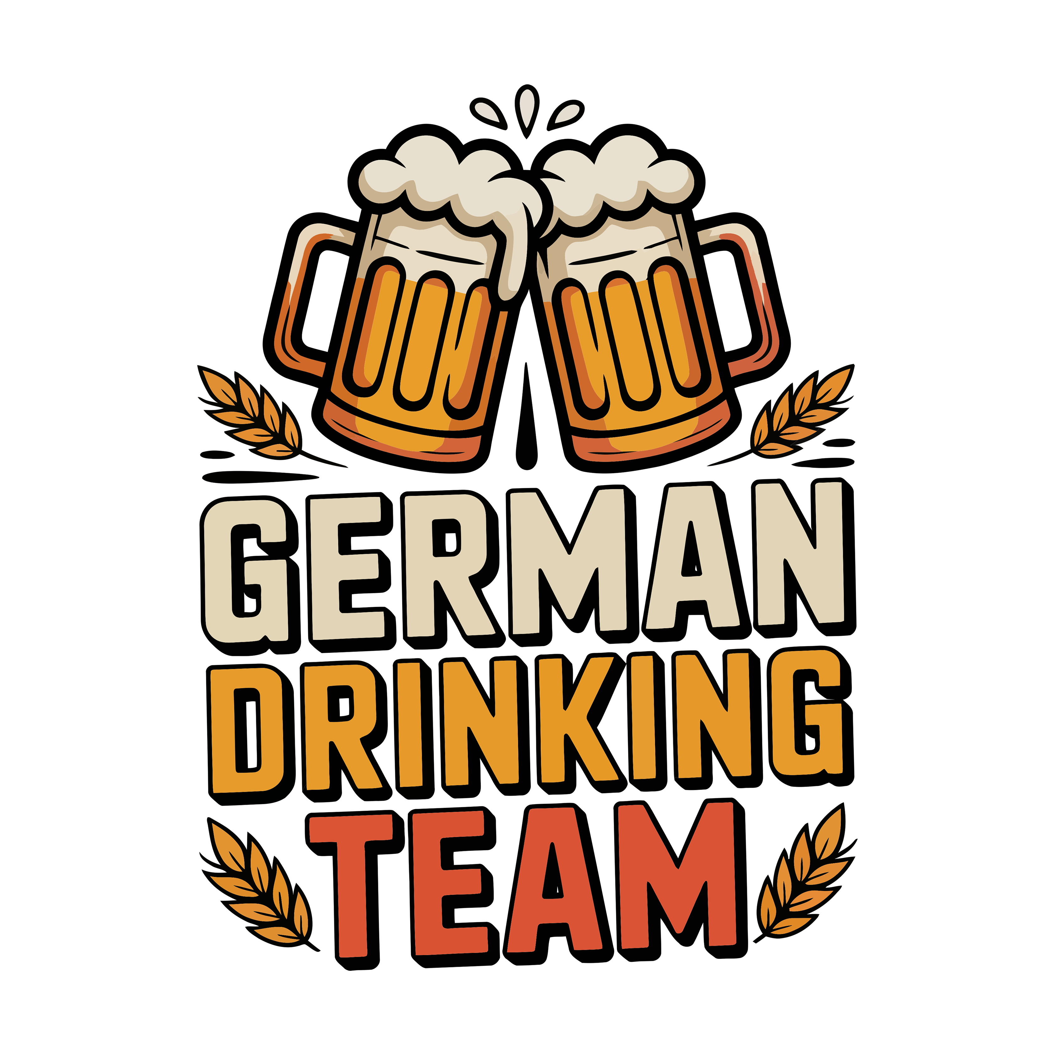 German Drinking Team DTF Transfer