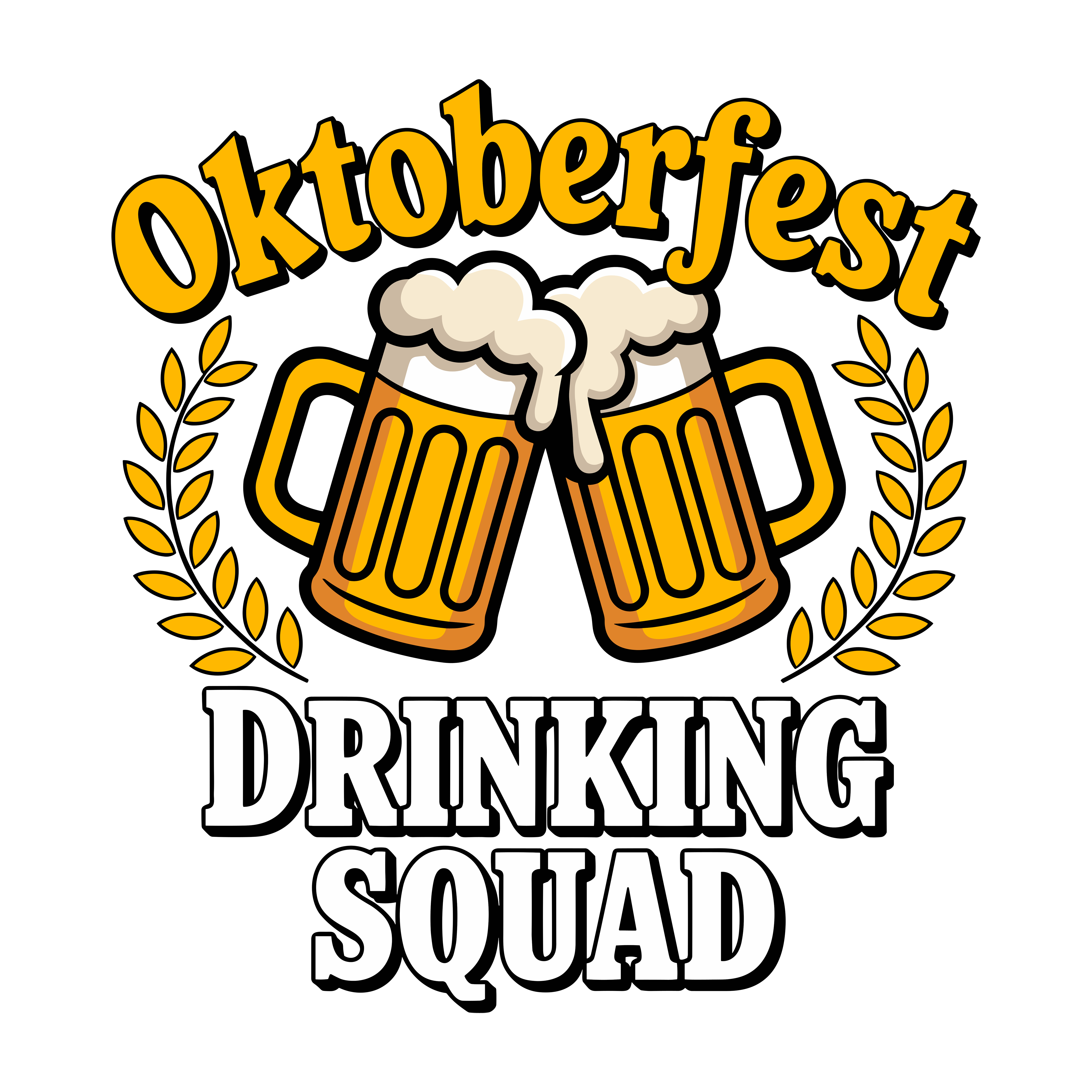 Oktoberfest Drinking Squad DTF Transfer