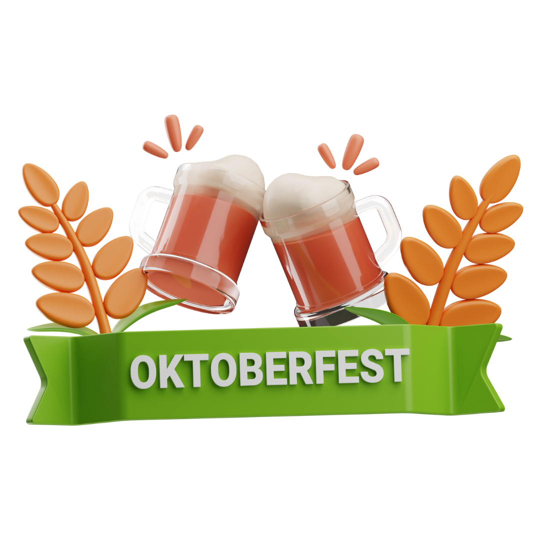 Oktoberfest Beer Toast DTF Transfer