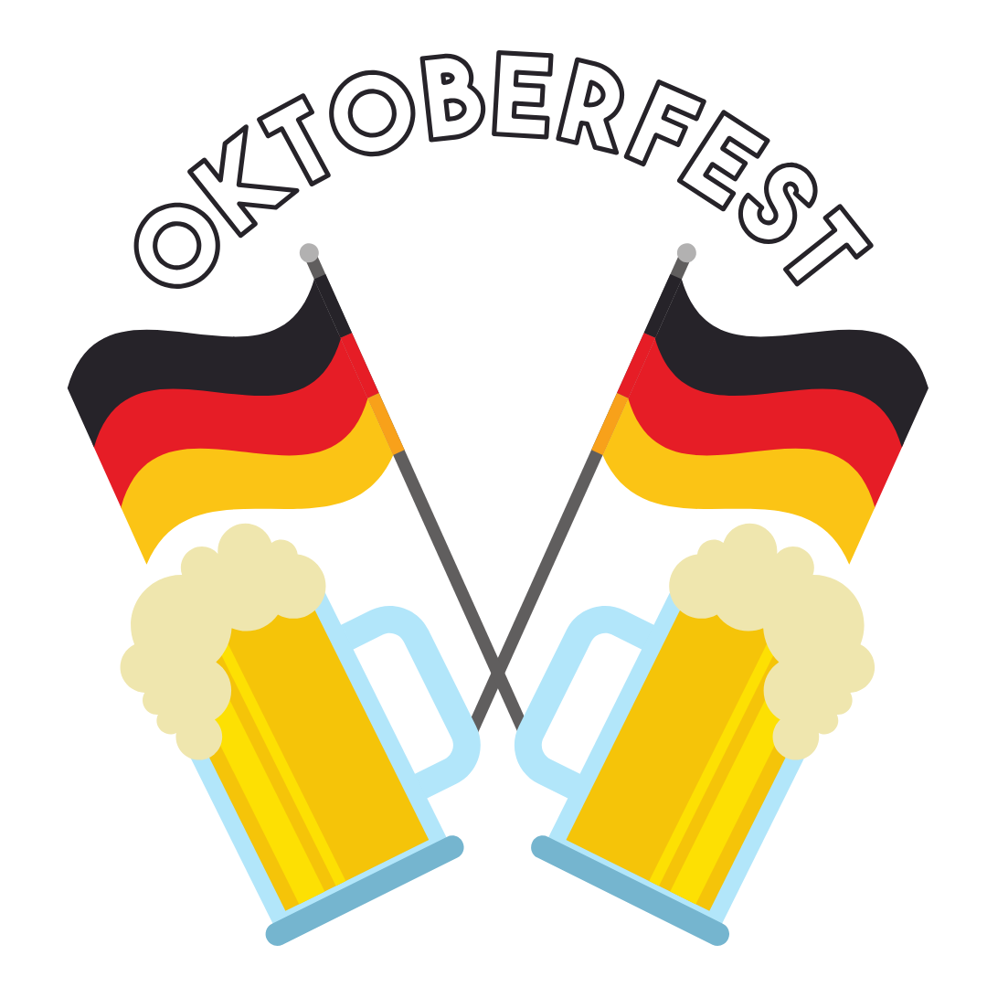 Oktoberfest Beer Cheers Badge DTF Transfer